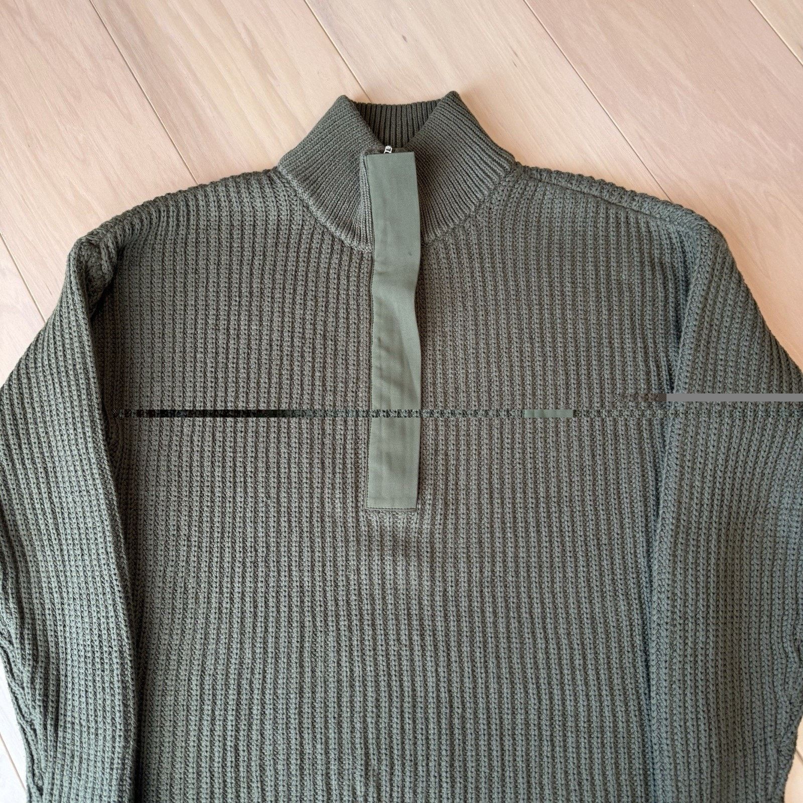 Outerknown Outerknown Sweater Small Green 1/2 Zip Cotton Pullover Size US S / EU 44-46 / 1 - 4 Thumbnail