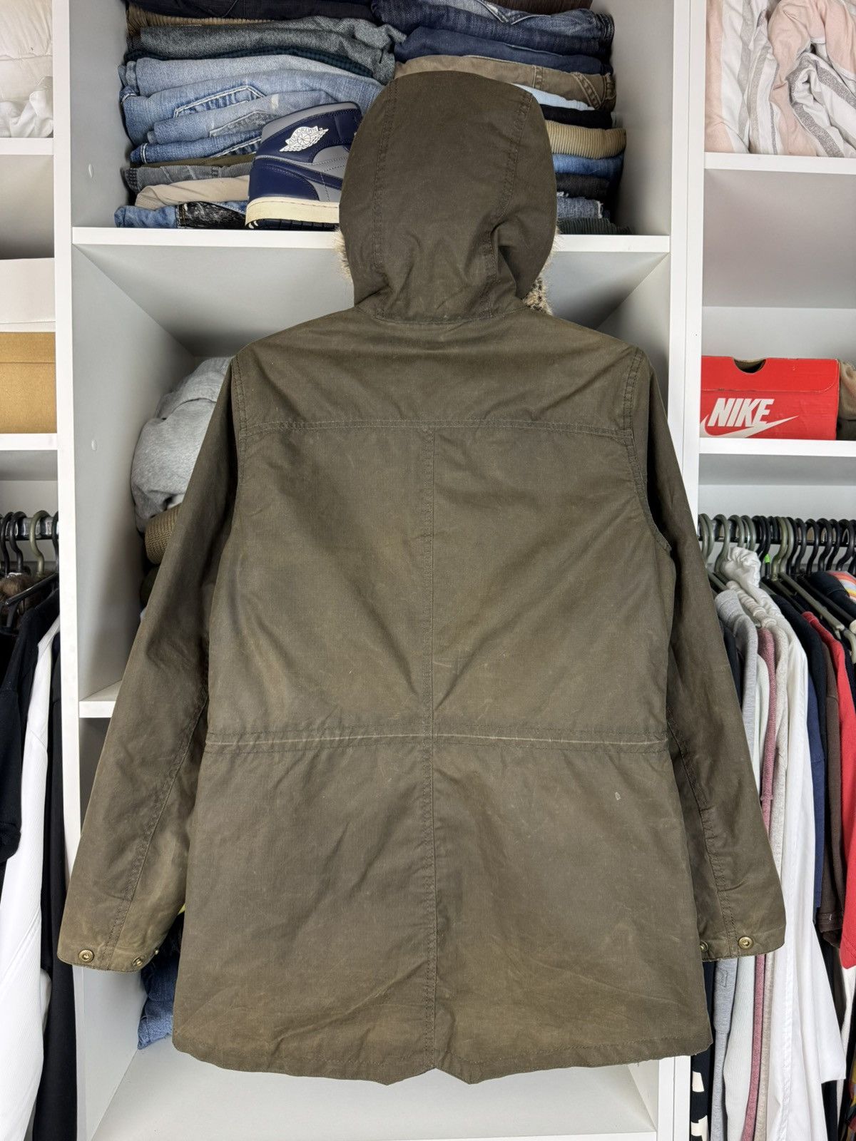 Barbour Barbour Kelsall Wax Parka Jacket Womenʼs Size UK 10 Size M / US 6-8 / IT 42-44 - 18 Thumbnail