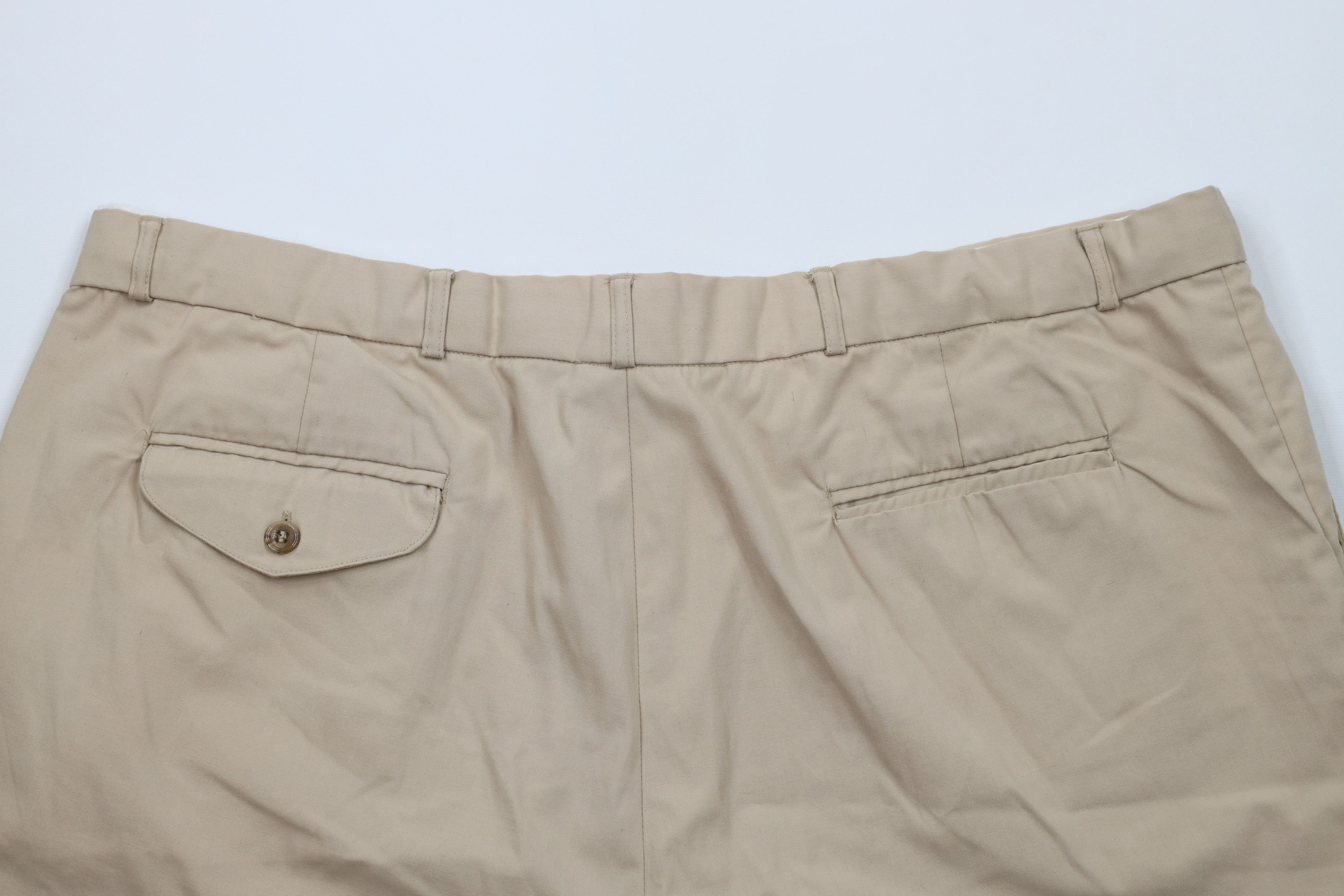Vintage Vintage 80s 90s Streetwear Above Knee Chino Shorts Beige Size US 42 / EU 58 - 11 Thumbnail