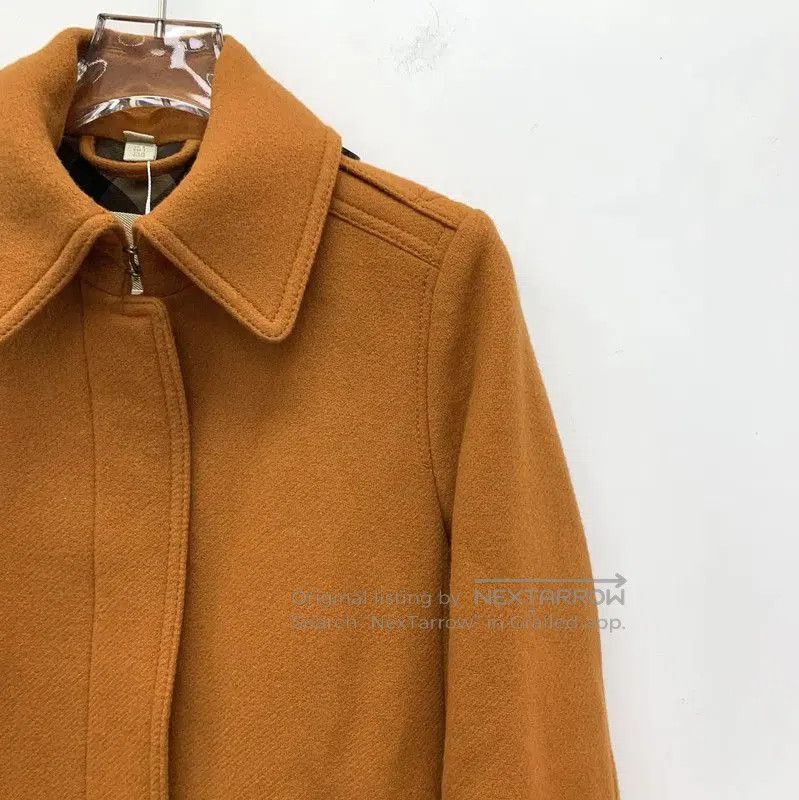 Burberry Burberry Orange Wool Ladies Coat (Size XS). Size XS / US 0-2 / IT 36-38 - 3 Thumbnail