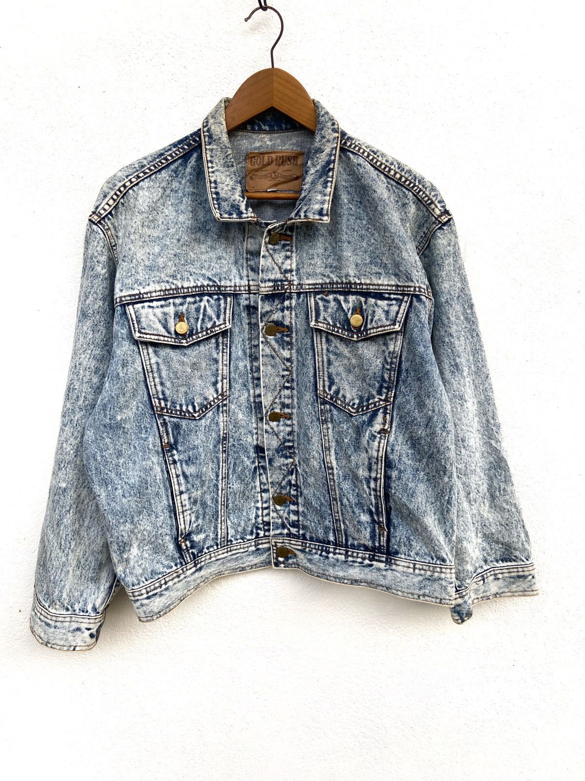 Band Tees × Denim Jacket LED ZEPPELIN BIG PRINT EMBROIDERY