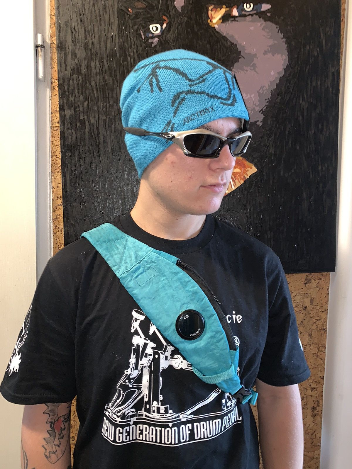 Arc'teryx × Streetwear Arcteryx Beanie Hat Blue 'Bird Head