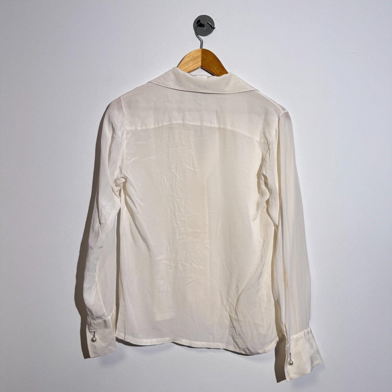 Lauren Ralph Lauren × Vintage Ralph Lauren Purple Label Women's White Silk Shirt Size 6US Size US S / EU 44-46 / 1 - 12 Thumbnail