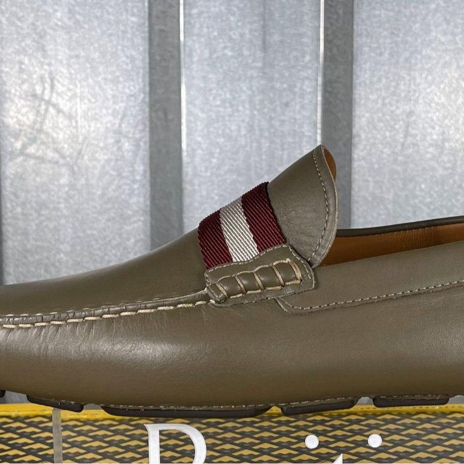 Bally Bally Waltec Caki Leather Drivers US 5.5 Size US 5.5 / EU 38 - 6 Thumbnail