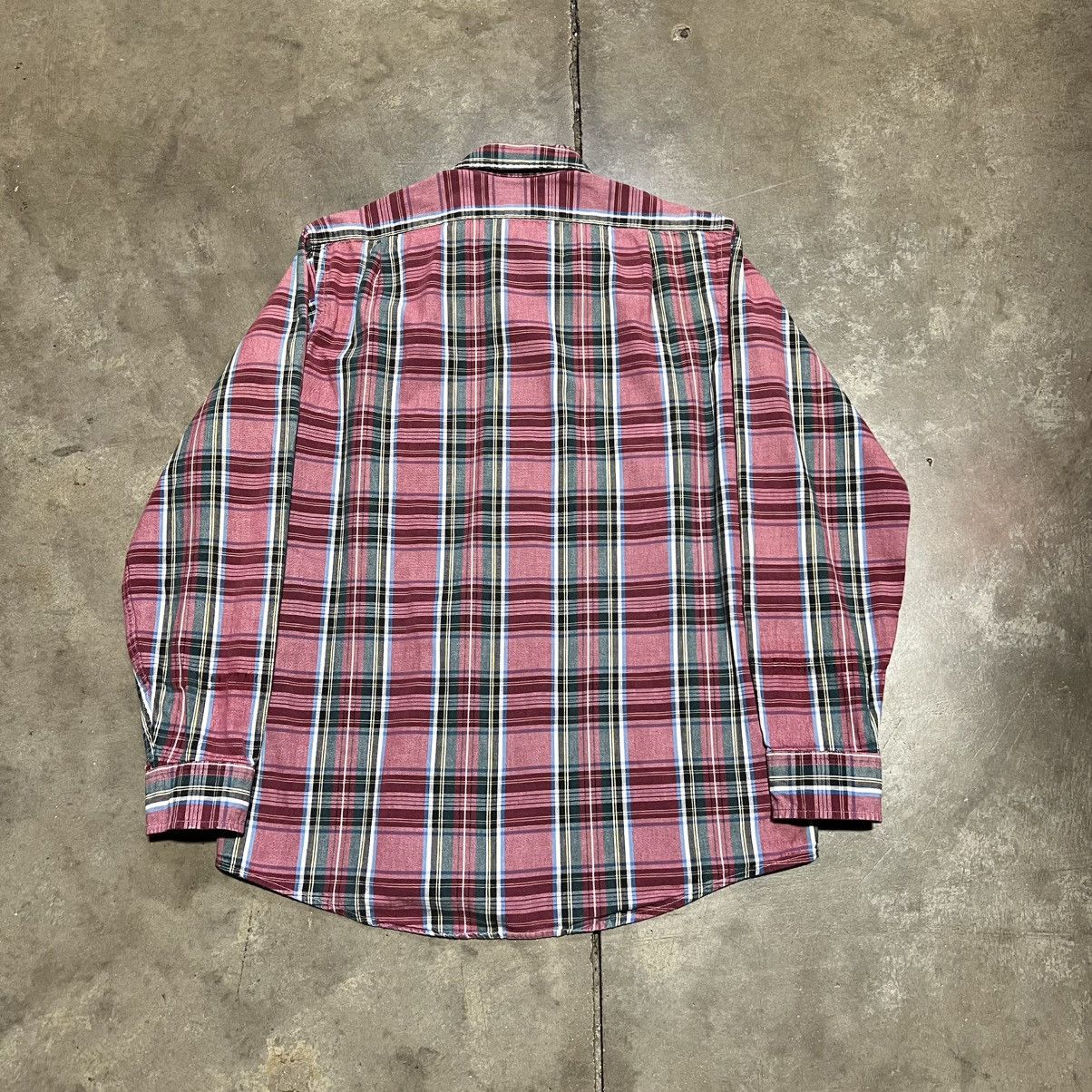 L.L. Bean Vintage LL Bean Plaid Flannel Shirt Button Up Outdoor Hiking Size US L / EU 52-54 / 3 - 7 Thumbnail