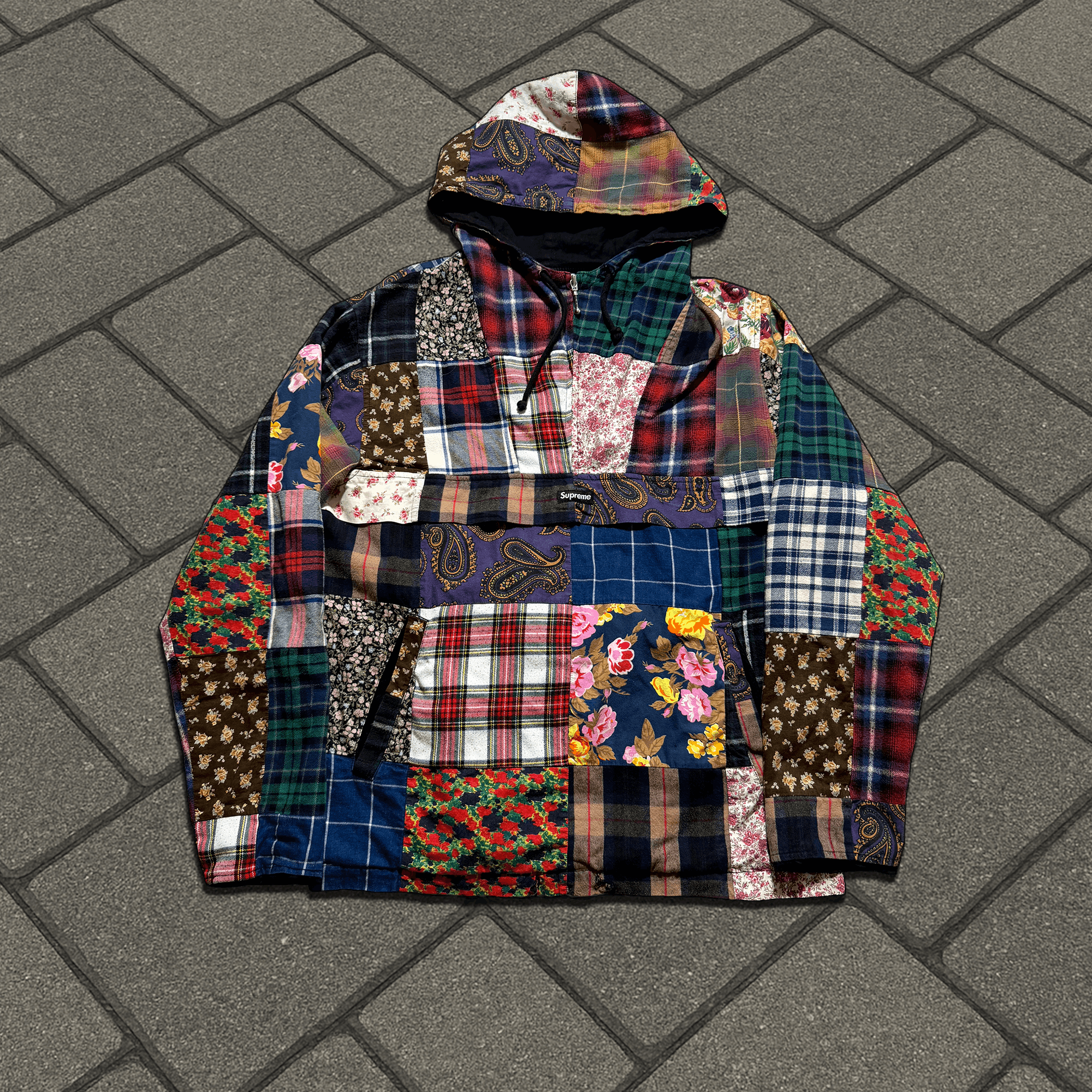Supreme FW16 Supreme Patchwork Anorak Jacket | Grailed