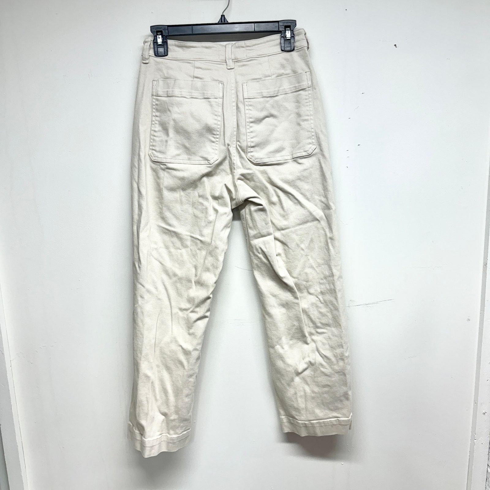 Everlane Everlane High Waisted Ivory The Way-High® Wide Leg Jean 6 Size 28" / US 6 / IT 42 - 5 Thumbnail