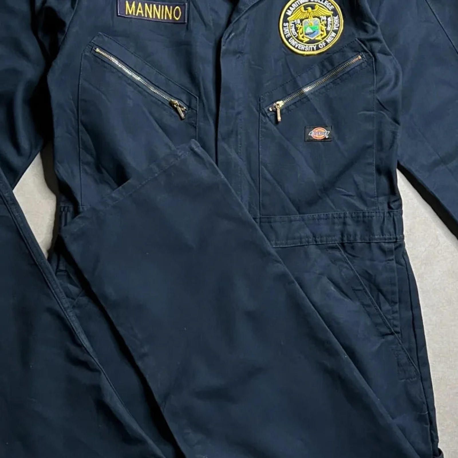 Dickies Vintage Dickies Navy Overalls - M Size ONE SIZE - 8 Thumbnail
