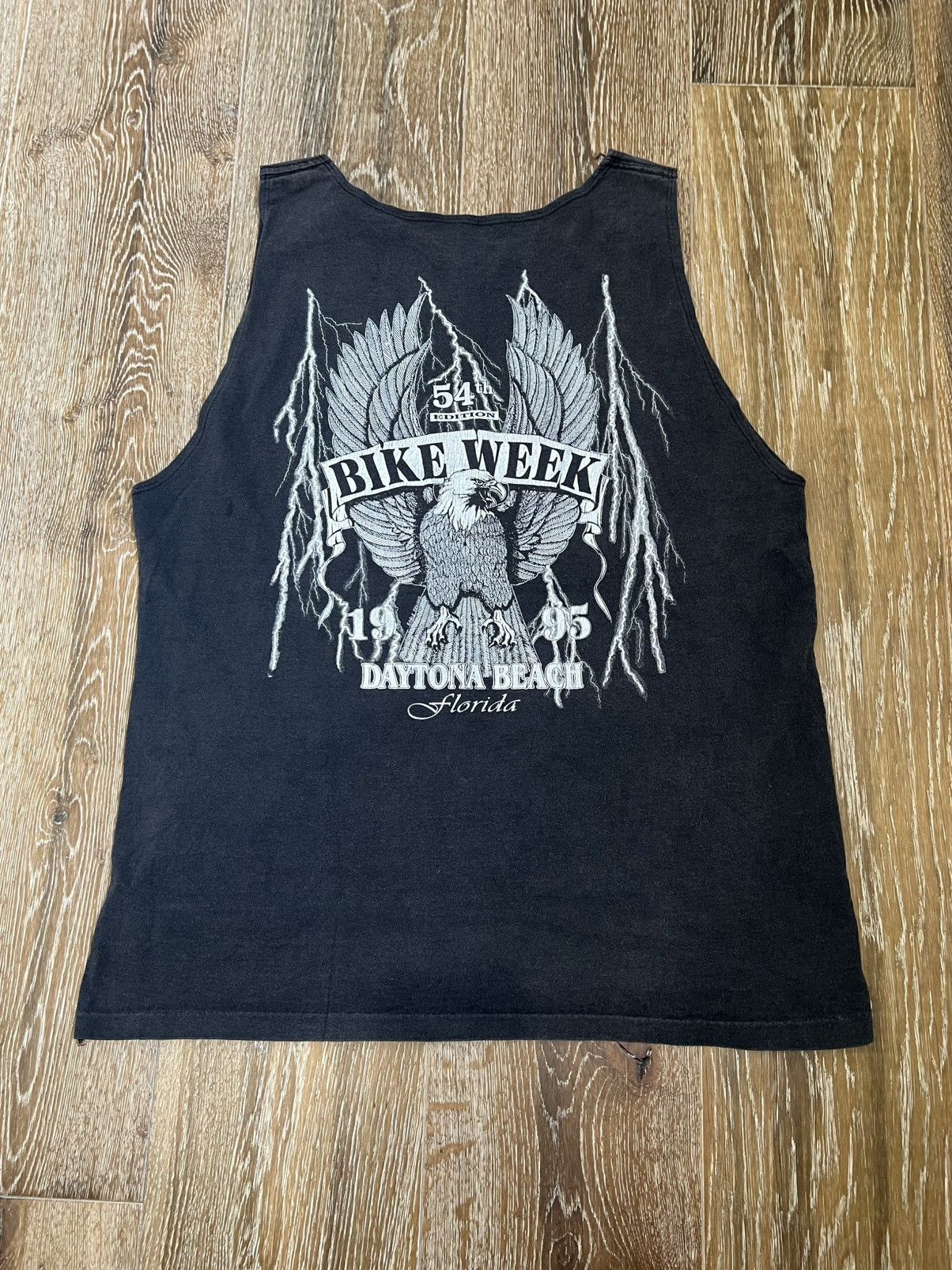 Vintage 1993 American Biker Bad Ass Boys Tank Top Size US M / EU 48-50 / 2 - 2 Thumbnail