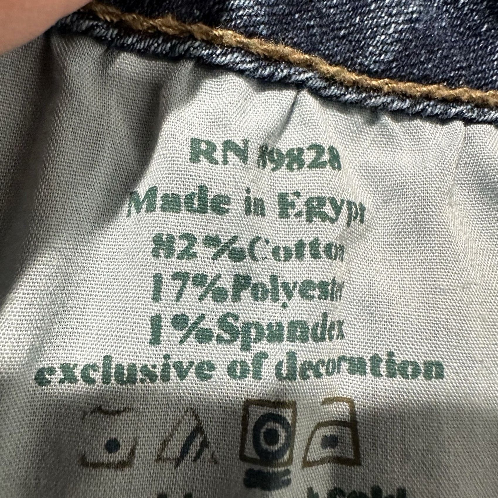 Denime Ruff Hewn Jeans Womens 16W Blue Denim Bootcut Stretch EUC Regular 5-Pocket Rise High Inseam 28in 36in Waist Plus Sized Girls? Size 38" / US 16 / IT 52 - 6 Thumbnail