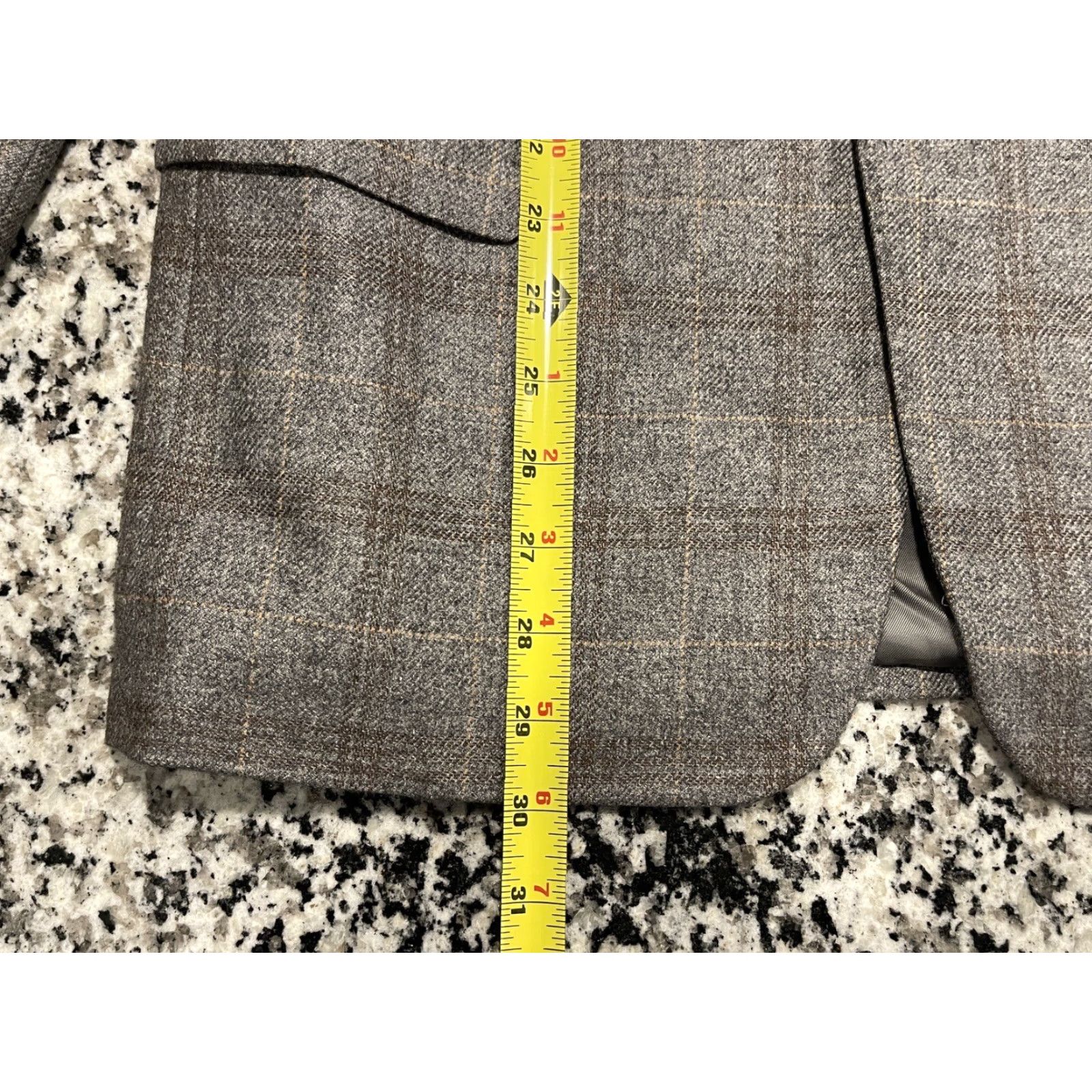 Ermenegildo Zegna ERMENEGILDO ZEGNA Blazer Jacket Plaid Windowpane Cashmere Silk Blend Multicolor 40R Men Size 40R - 3 Thumbnail