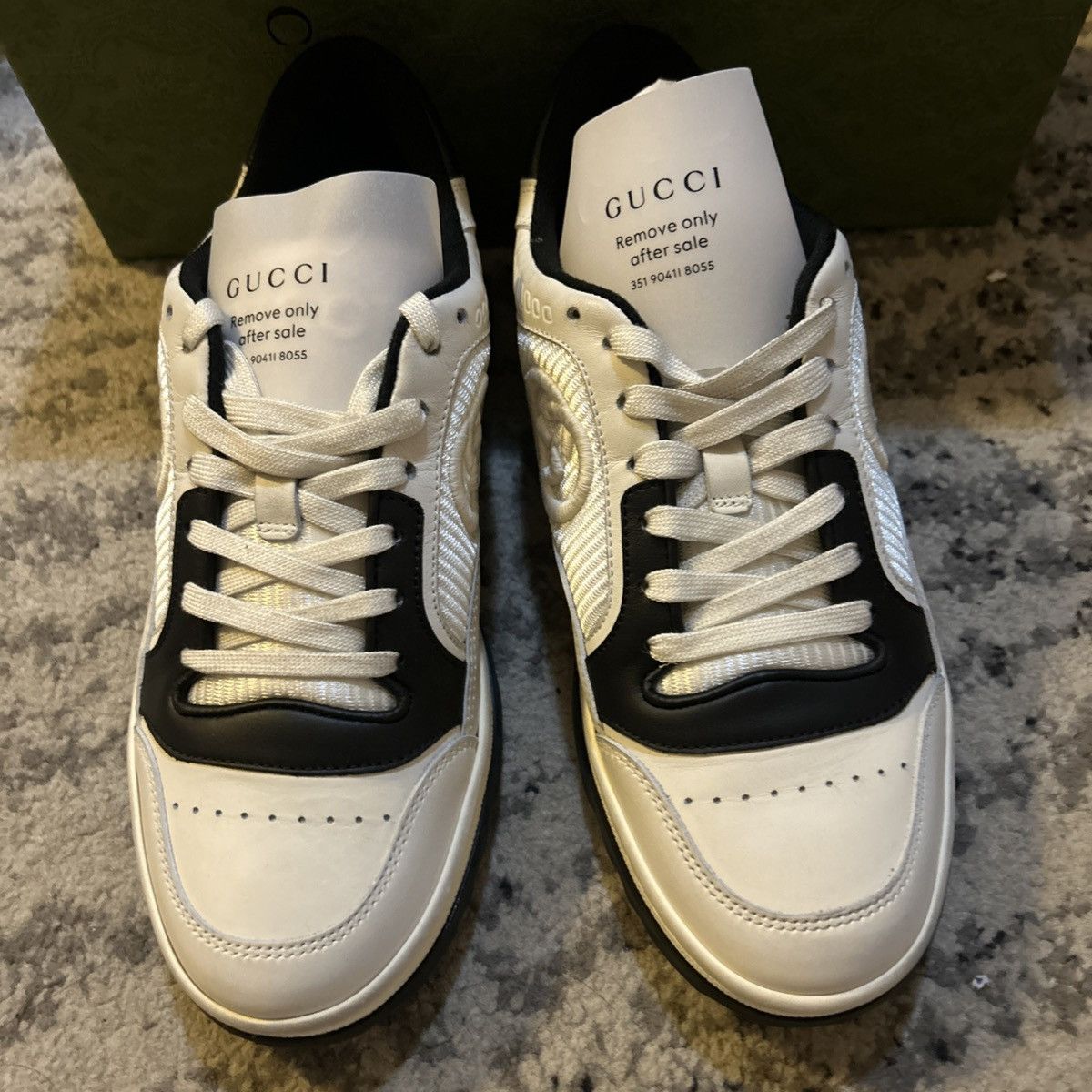 Gucci Gucci Mac80 Sneaker Off White Black size 37 Size US 7 / IT 37 - 2 Thumbnail
