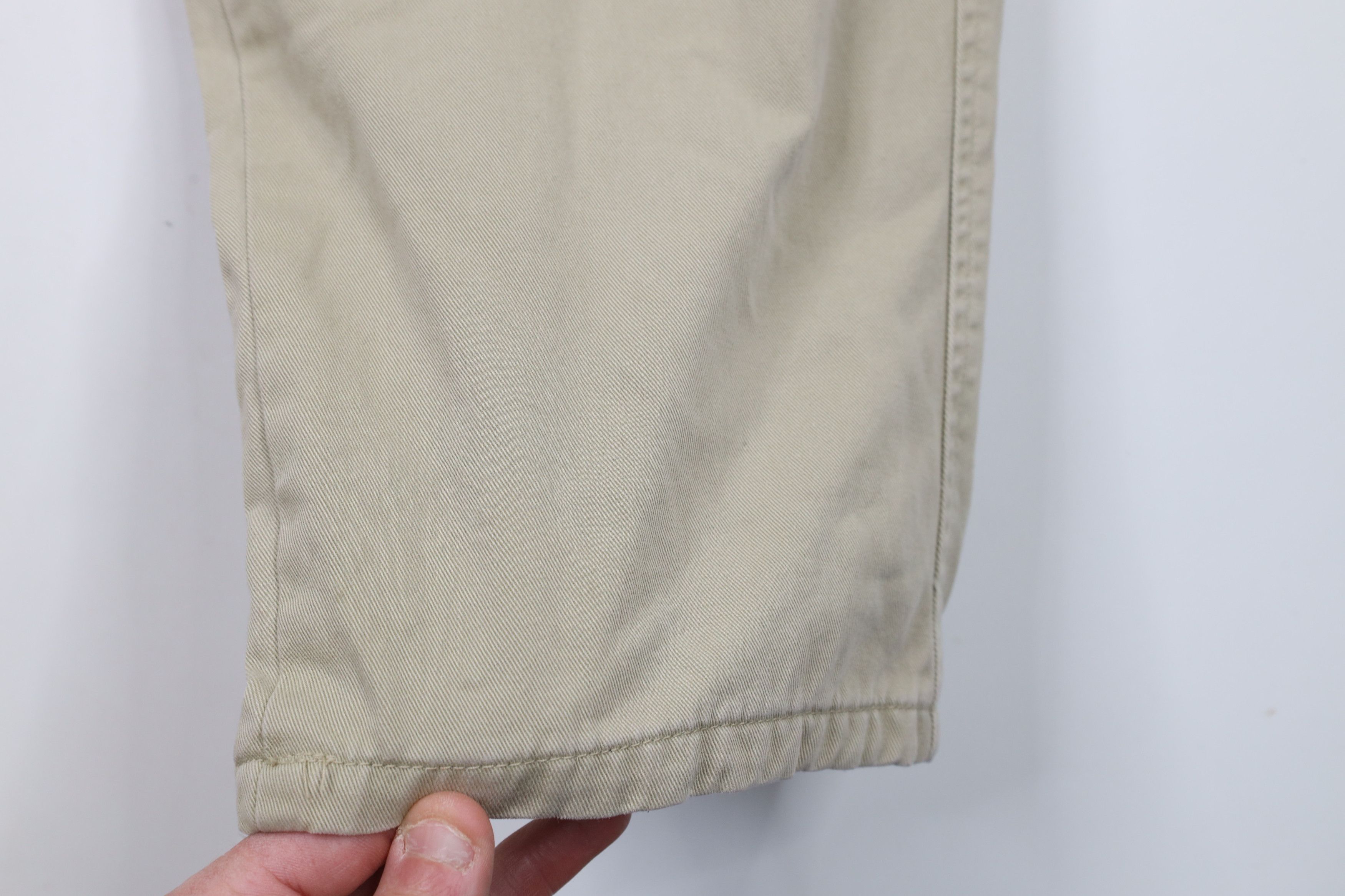 Gap Vintage Y2K Gap Flannel Lined Chino Pants Beige 32x32 Size US 32 / EU 48 - 7 Thumbnail