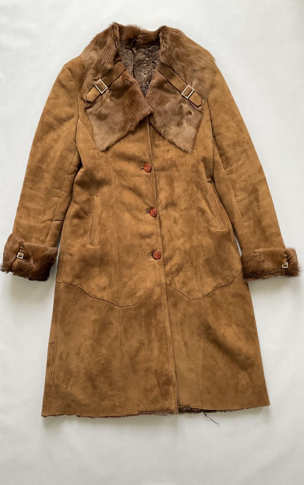 Vintage Vintage suede coat Size XL / US 12-14 / IT 48-50 - 5 Thumbnail