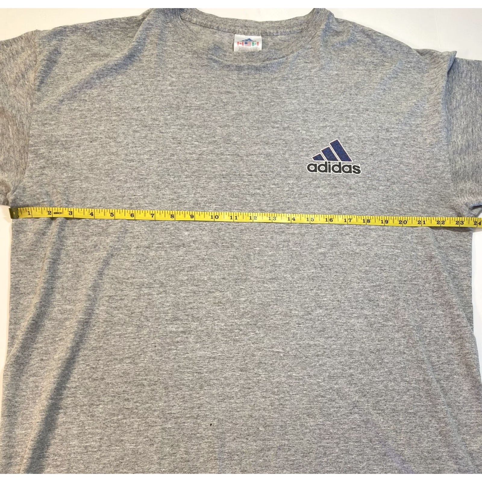 Adidas VINTAGE Adidas Yeezy Graphic T-Shirt Men's Large Gray Crew Neck 90s USA Made Size US L / EU 52-54 / 3 - 6 Thumbnail