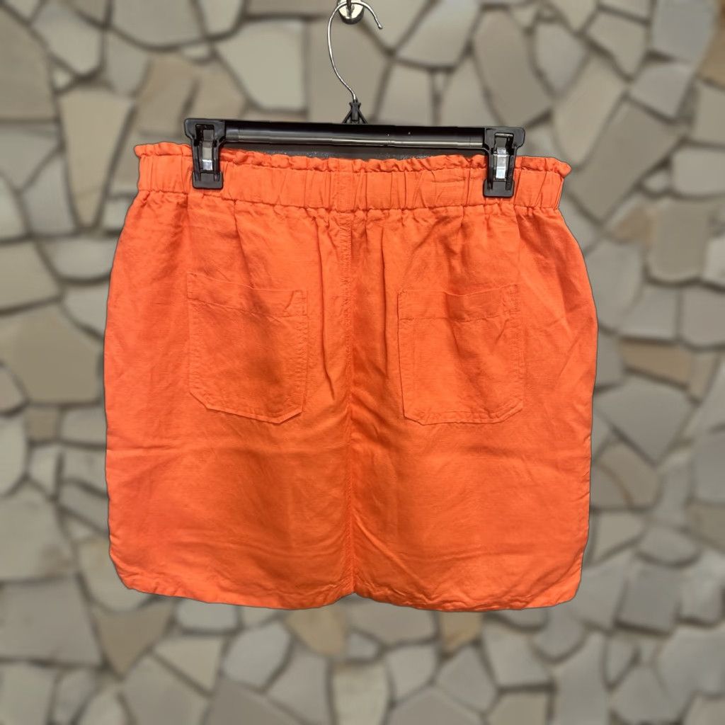 Banana Republic Women’s Skirt A-Line Short Size 8 Coral Orange Stretchy Coral/Orange Womens