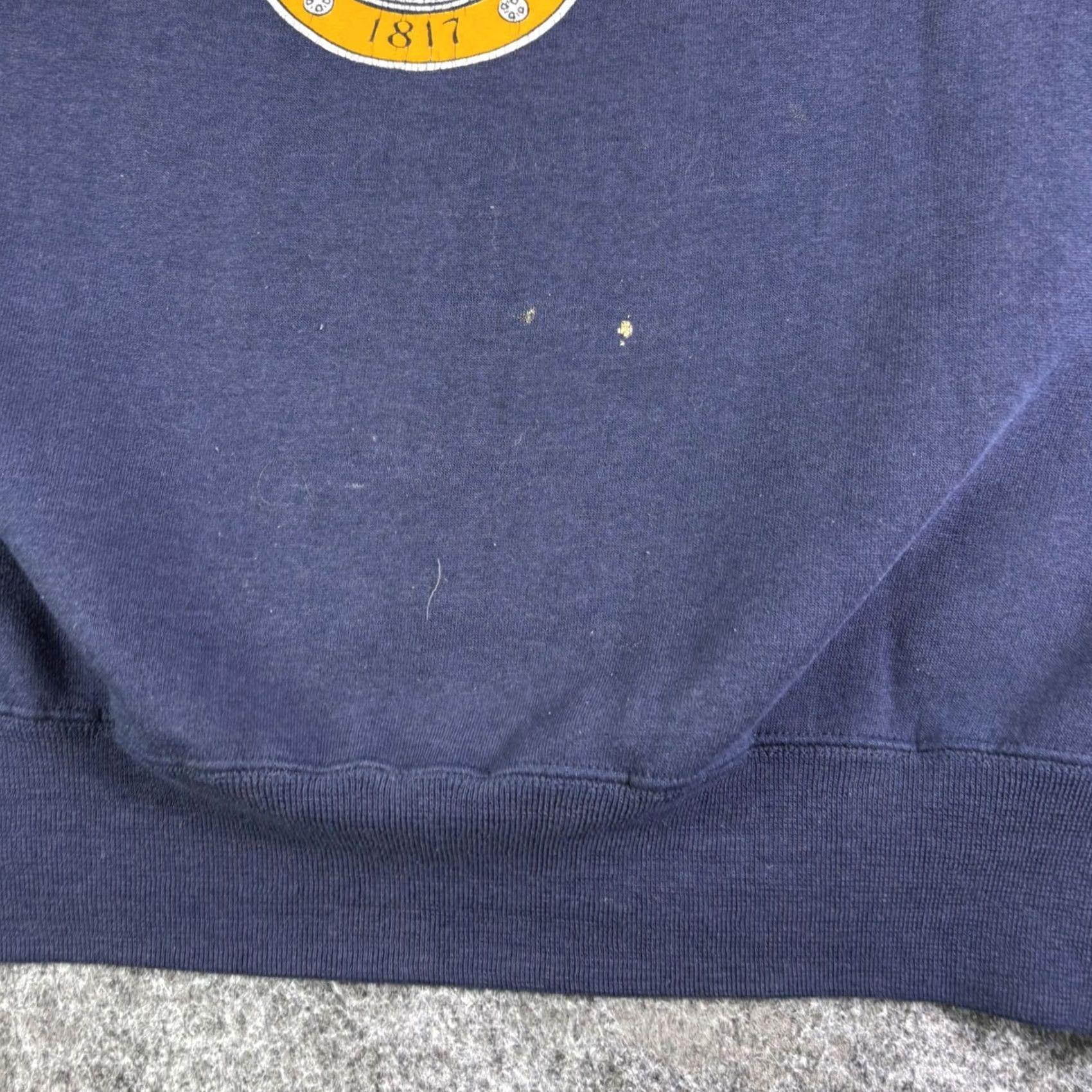 Vintage VINTAGE Michigan Wolverines Sweatshirt Savvy Trau & Loevner Navy Blue Large Size US L / EU 52-54 / 3 - 5 Thumbnail