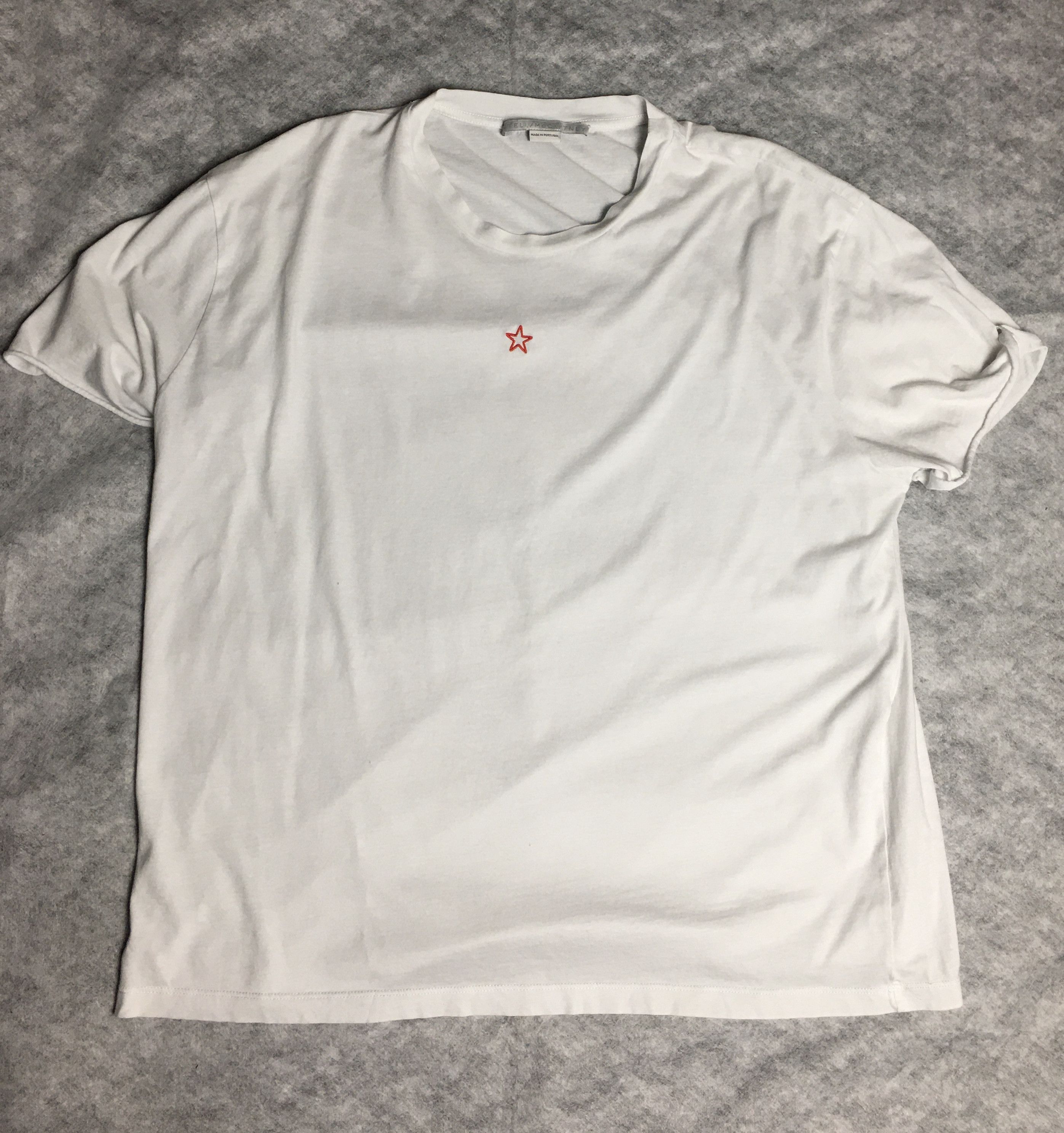 Stella McCartney Stella McCartney White Embroidered Star T-Shirt Size L / US 10 / IT 46 - 8 Thumbnail