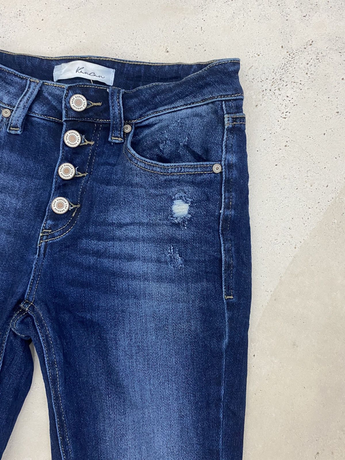 Hysteric Glamour × Japanese Brand × Tornado Mart Vintage Bell Botton Kancan Distressed Washed Stretch Jean Size US 28 / EU 44 - 7 Thumbnail