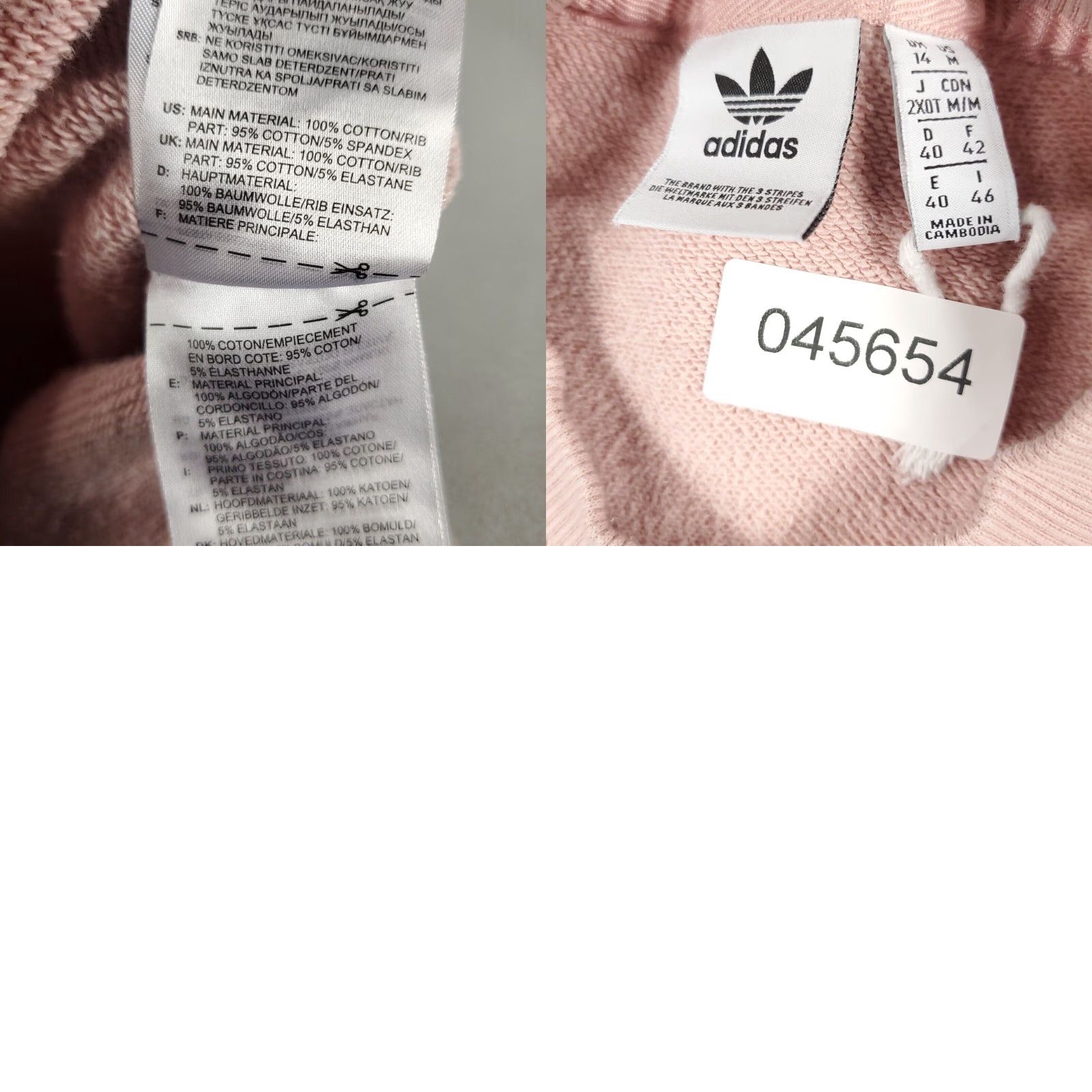 Adidas Adidas Sweater Womens Medium Pink Casual Pullover Knit Long Sleeve Crew Neck Size M / US 6-8 / IT 42-44 - 8 Thumbnail