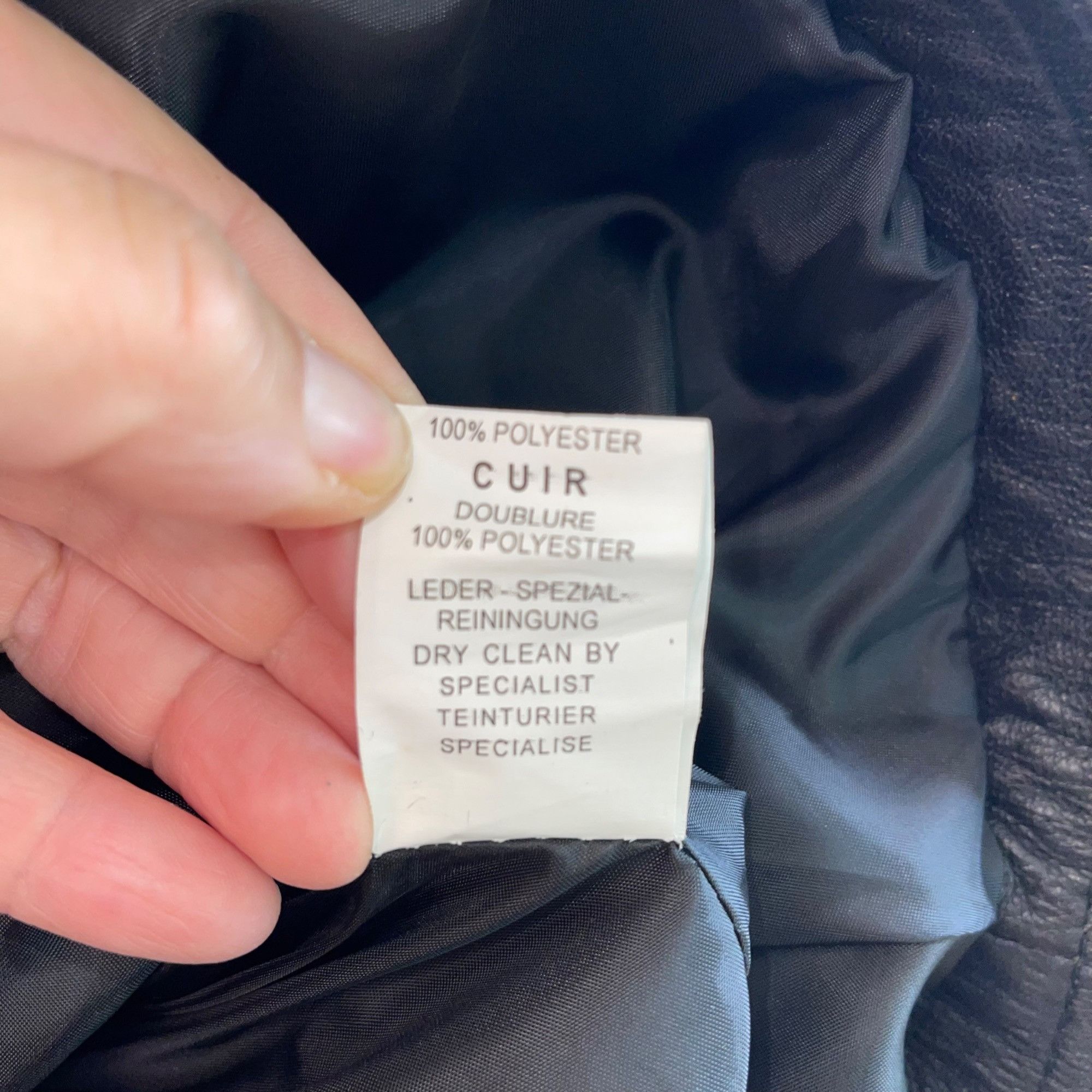 Other Cava Womens Jacket Size 2XL Black Moto Leather Size XXL / US 16-18 / IT 52-54 - 8 Thumbnail