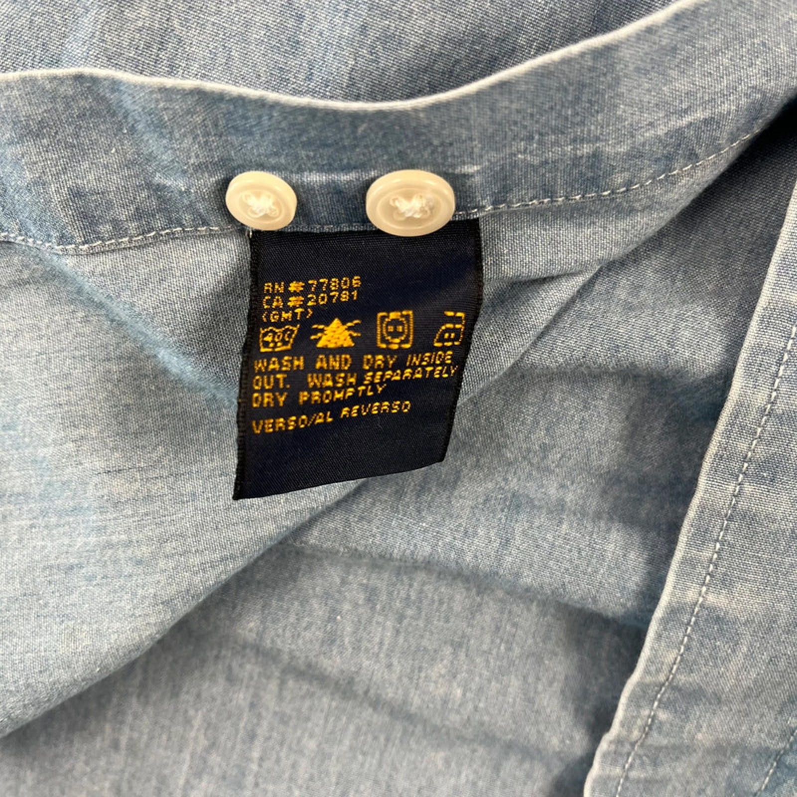 Tommy Hilfiger Vintage Tommy Hilfiger Shirt XL Light Blue Size US XL / EU 56 / 4 - 5 Thumbnail