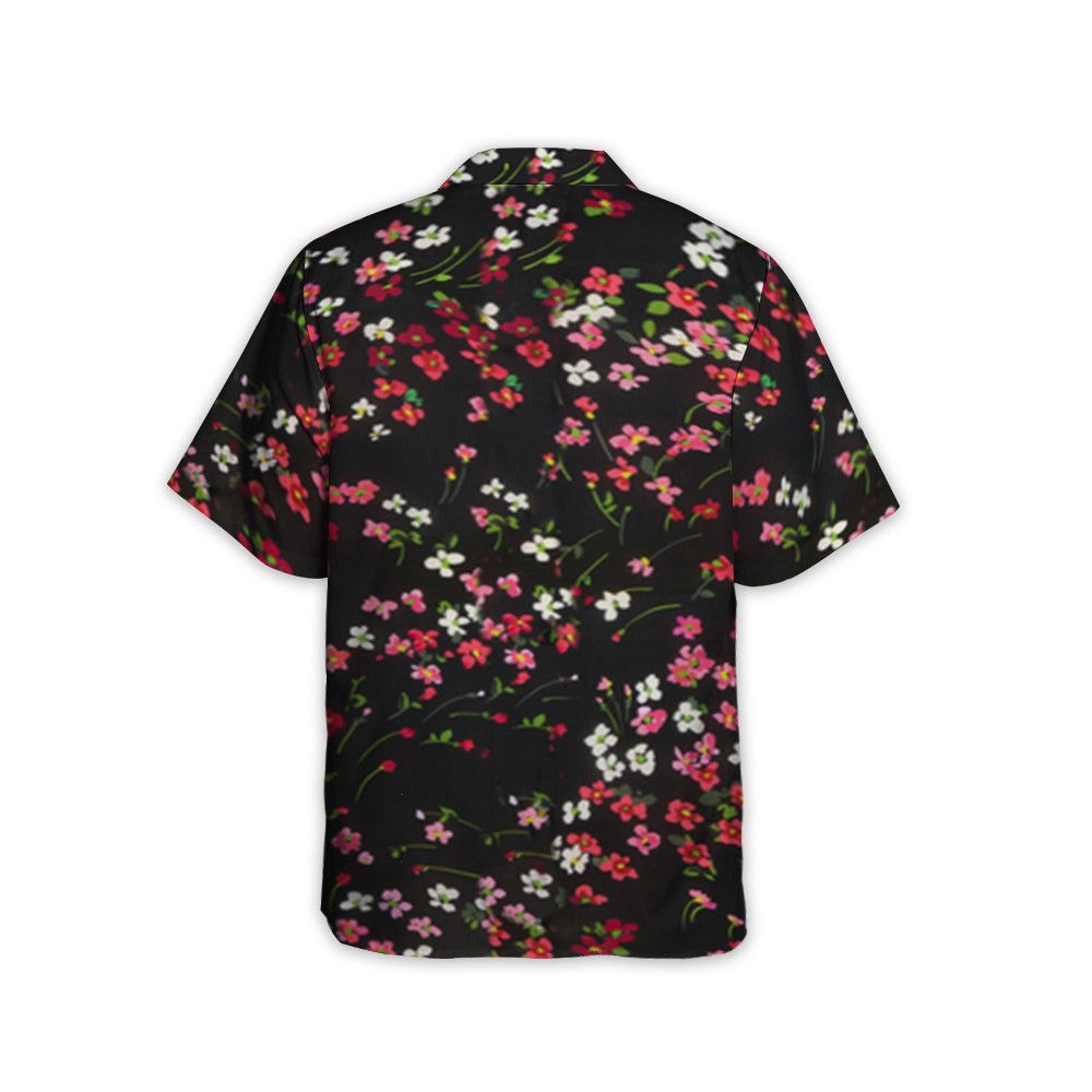 Designer Flower Floral-Print Shirt – Timeless Botanical Aesthetic Size US L / EU 52-54 / 3 - 2 Thumbnail