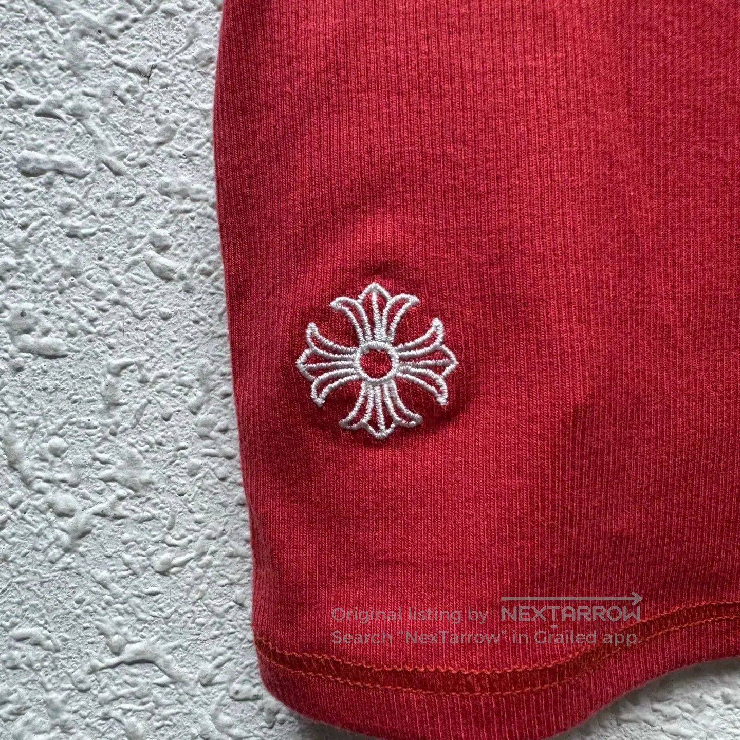 Chrome Hearts chrome hearts red short sleeve knit top. Size US S / EU 44-46 / 1 - 2 Thumbnail