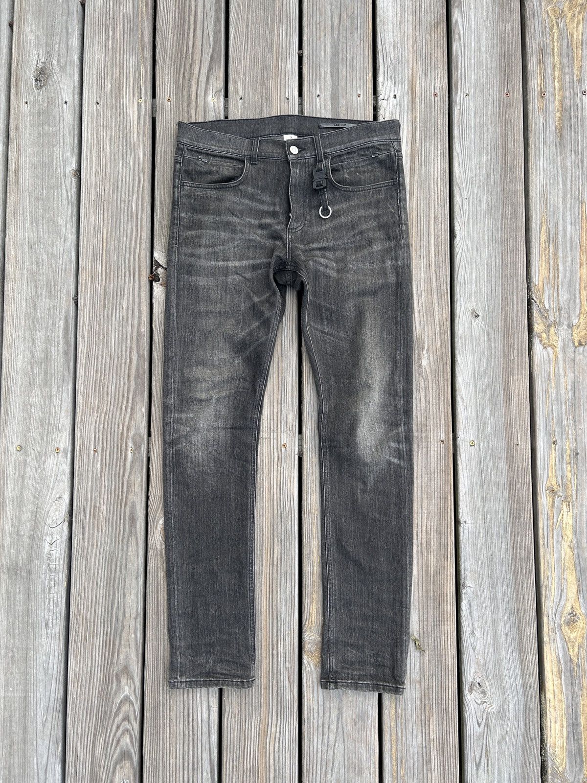 image of 1017 Alyx 9Sm Classic Nylon Buckle Jean in Black, Men's (Size 32)