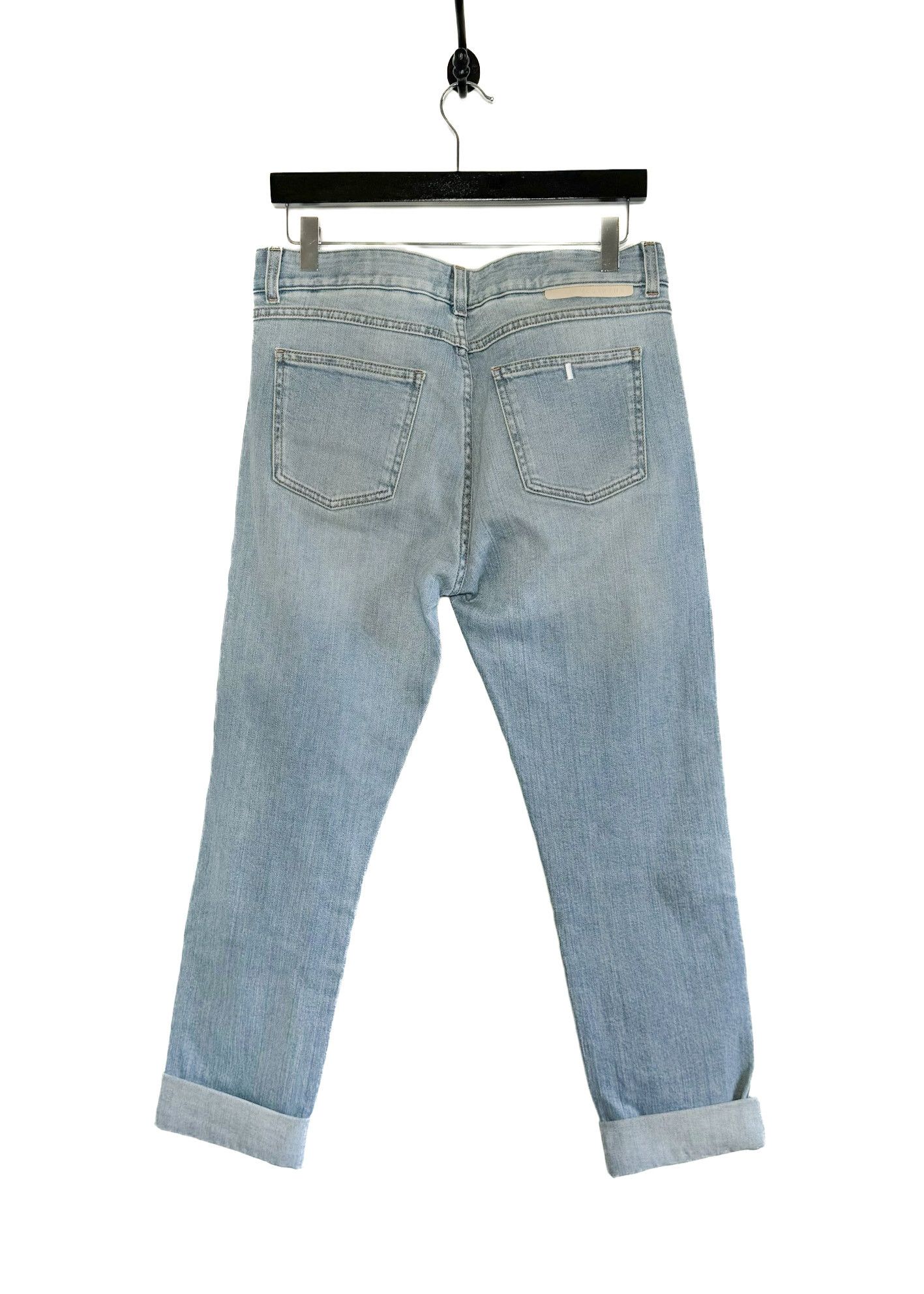 Stella McCartney Stella McCartney Patch Embroidered Boyfriend Blue Jeans Size 29" - 3 Thumbnail