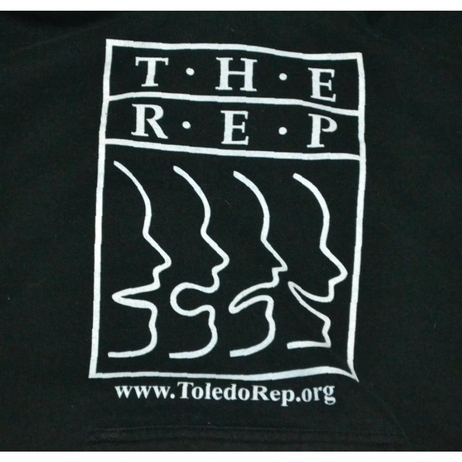 Gildan VINTAGE The Toledo Repertoire Theatre Rep Logo Hoodie Sweatshirt Adult Medium OH Nice Size US M / EU 48-50 / 2 - 2 Thumbnail