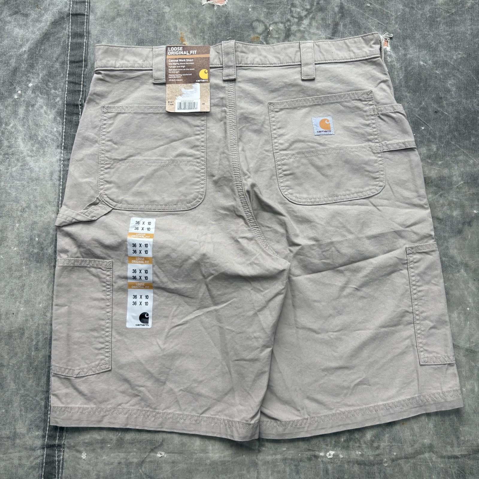 Carhartt Vintage Y2K Style New With Tags Carhartt Carpenter Shorts Size US 36 / EU 52 - 1 Thumbnail