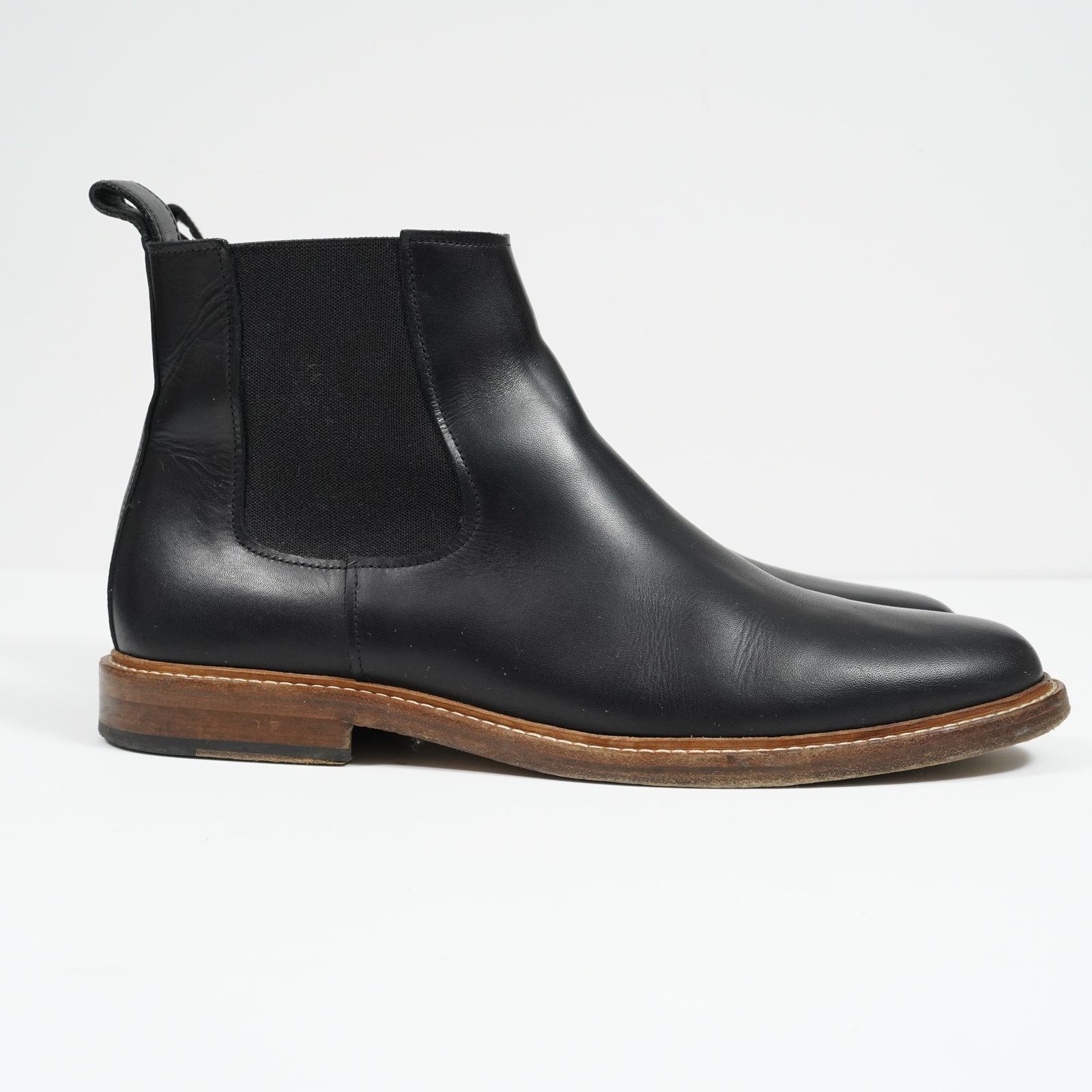 A.P.C. A.P.C. Ethan Chelsea Boots Noir Black Leather Size 44 EU Size US 10.5 / EU 43-44 - 2 Thumbnail