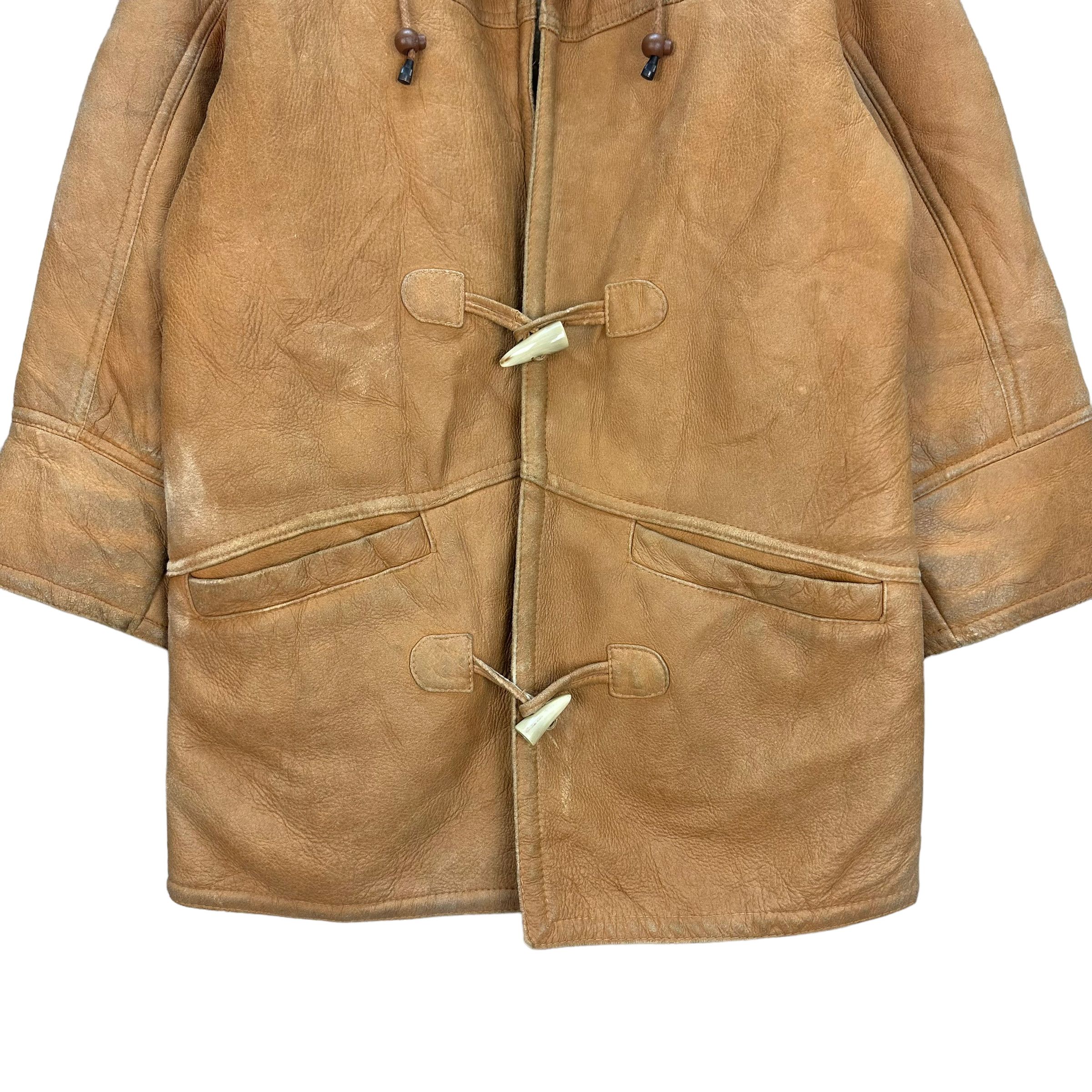 Octopus JOHNS HAMER BY OCTOPUS ARMY SHEEPSKIN JACKET #7812-178 Size US L / EU 52-54 / 3 - 3 Thumbnail