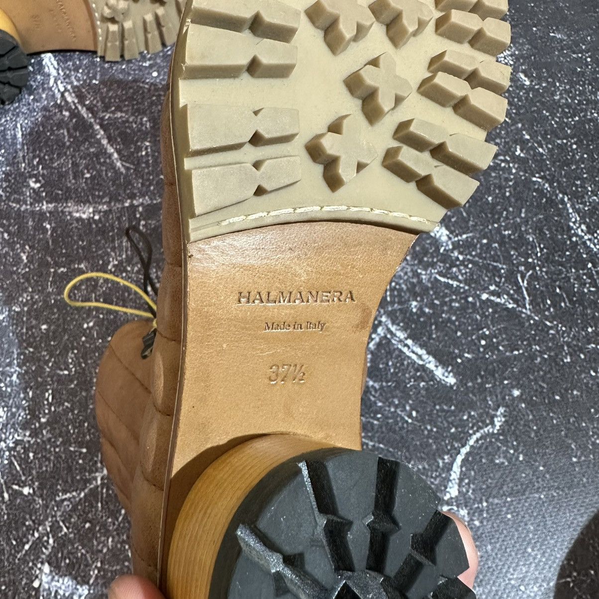 Halmanera HALMANERA Women’s Leather Boots size 37.5eu Rick Owens style Size US 7.5 / IT 37.5 - 11 Thumbnail