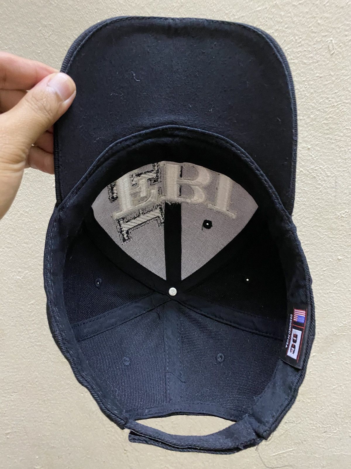 Vintage FBI black hat vintage y2k streetwear cap Size ONE SIZE - 4 Thumbnail