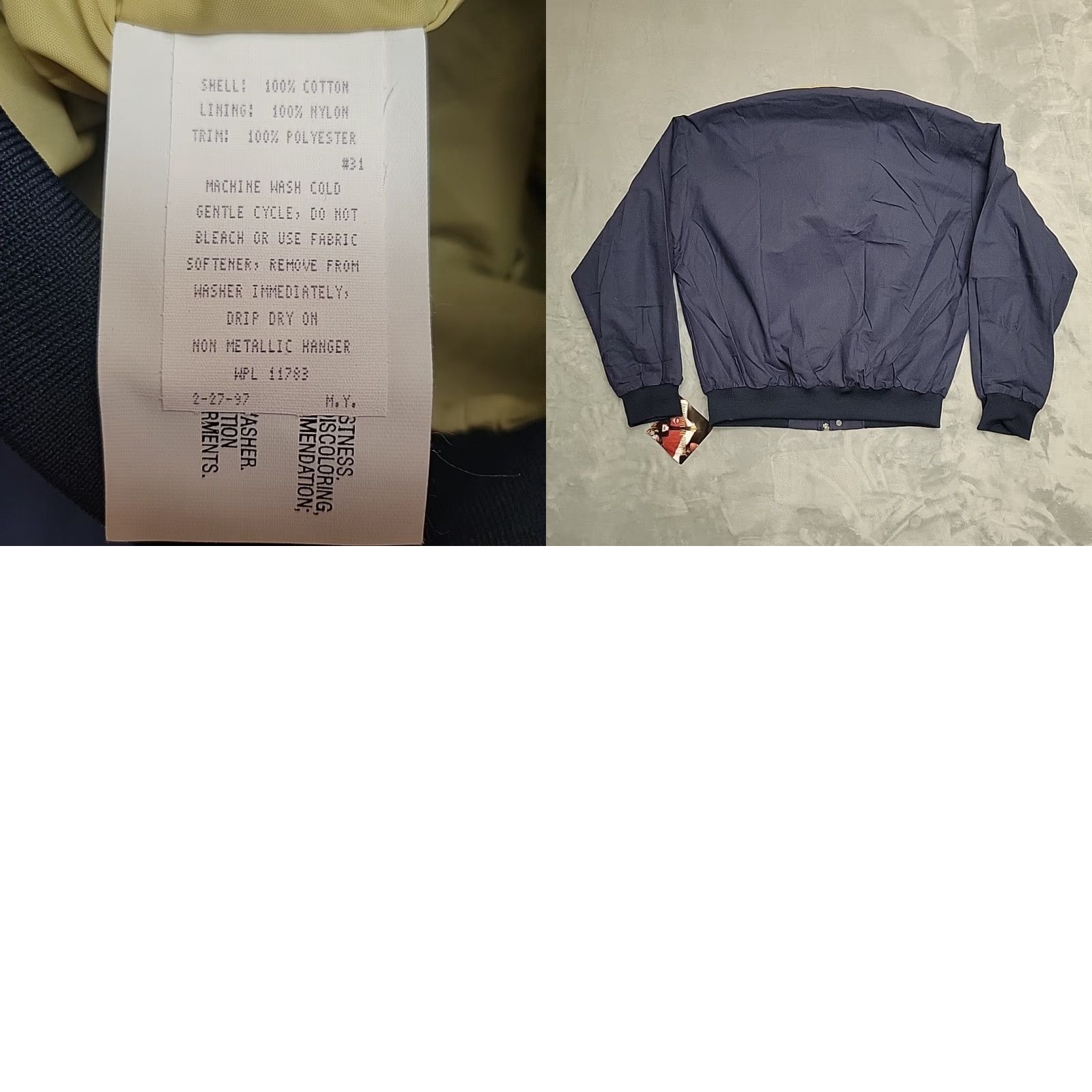 Holloway VINTAGE Holloway Jacket Men XL Blue Bomber Wind-Resistant Casual 80s 90s United States Mens Size US XL / EU 56 / 4 - 8 Thumbnail