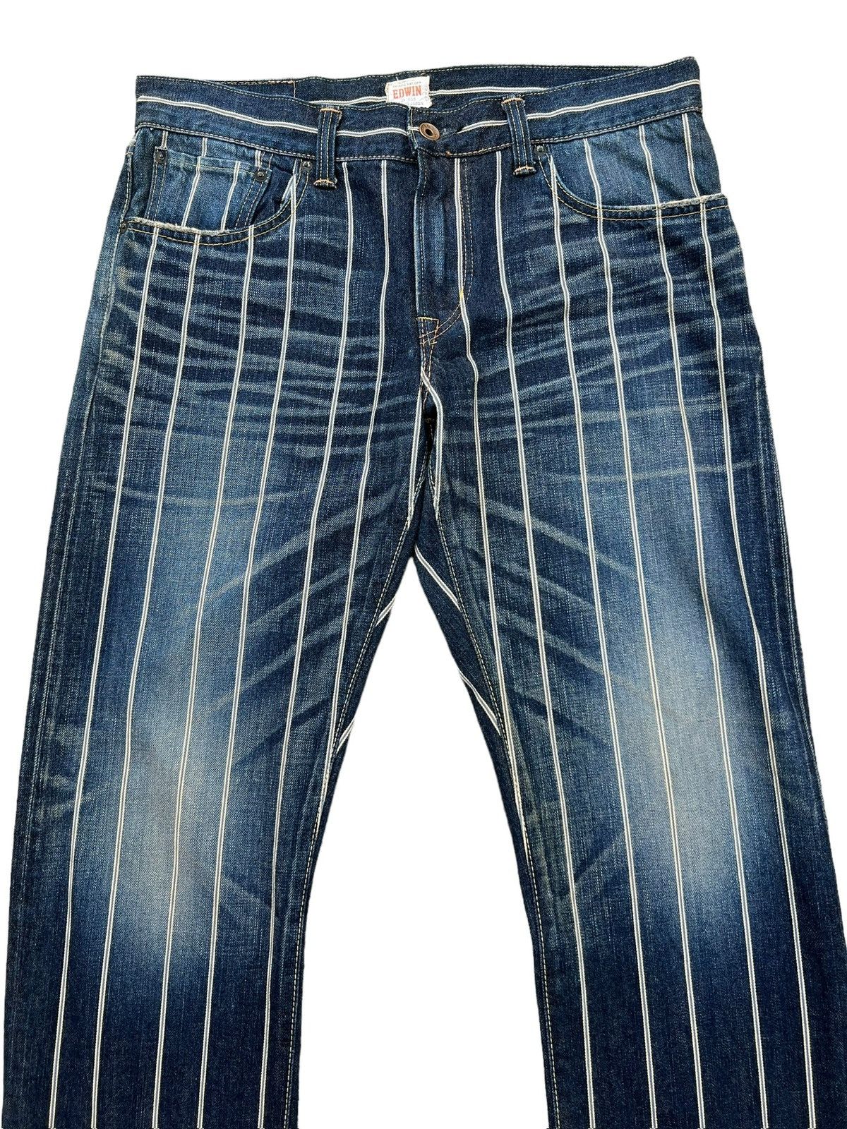 Edwin Rare🔥 Vintage Edwin 505ZXX Selvedge Denim Jeans 34x34 Size US 34 / EU 50 - 4 Thumbnail