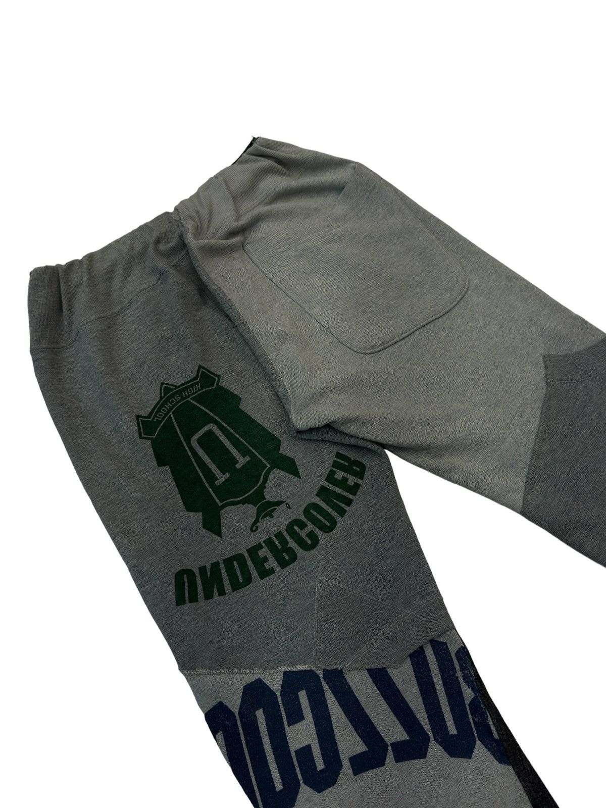 Jun Takahashi Undercover AW02 REBELGODS Hybrid Denim Sweatpants Size US 32 / EU 48 - 5 Thumbnail