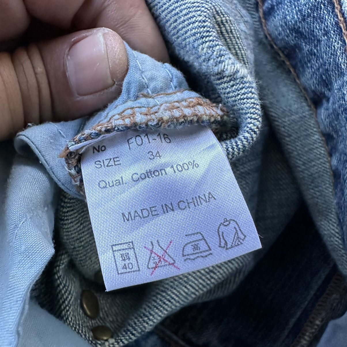 Japanese Brand Fudge Regular Distressed Denim W33 D653 Size US 33 - 19 Thumbnail