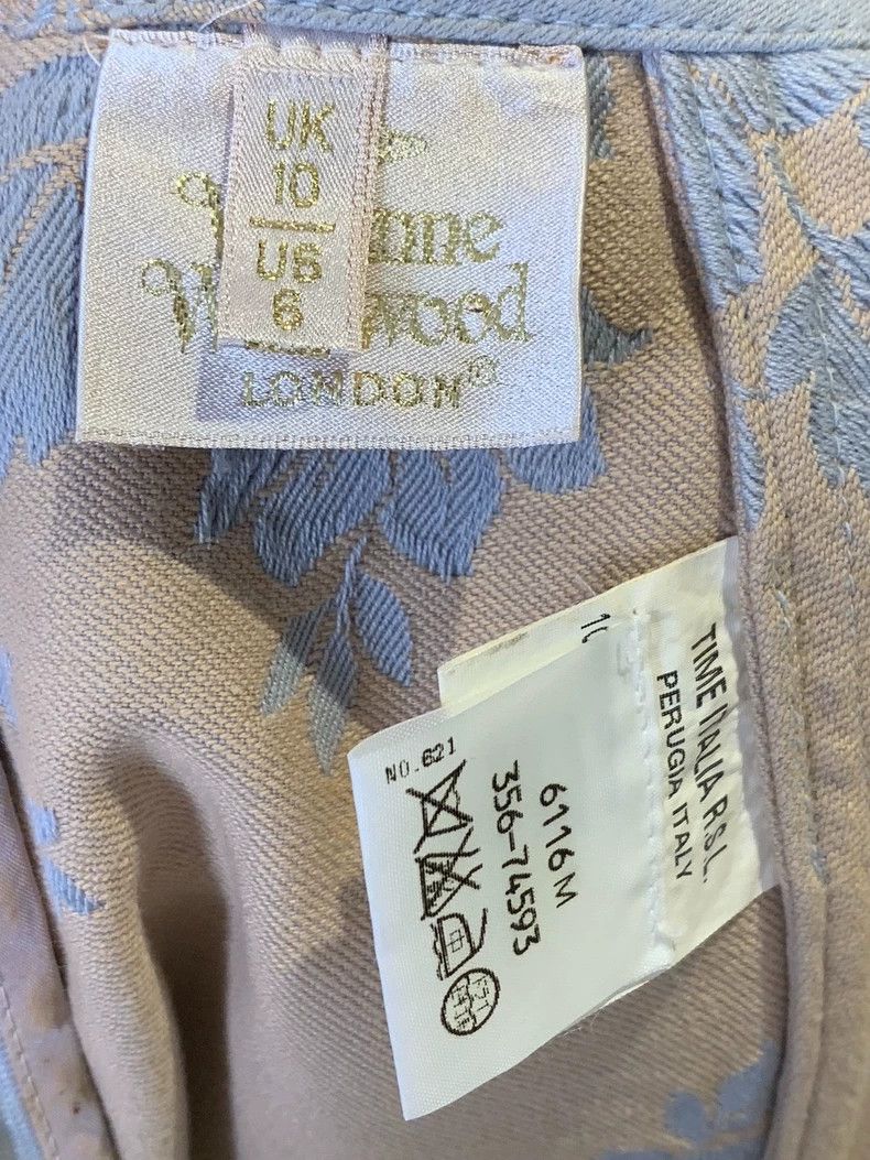 Vivienne Westwood Vivienne Westwood Blue and white printed tassel coat and s Size S / US 4 / IT 40 - 7 Thumbnail