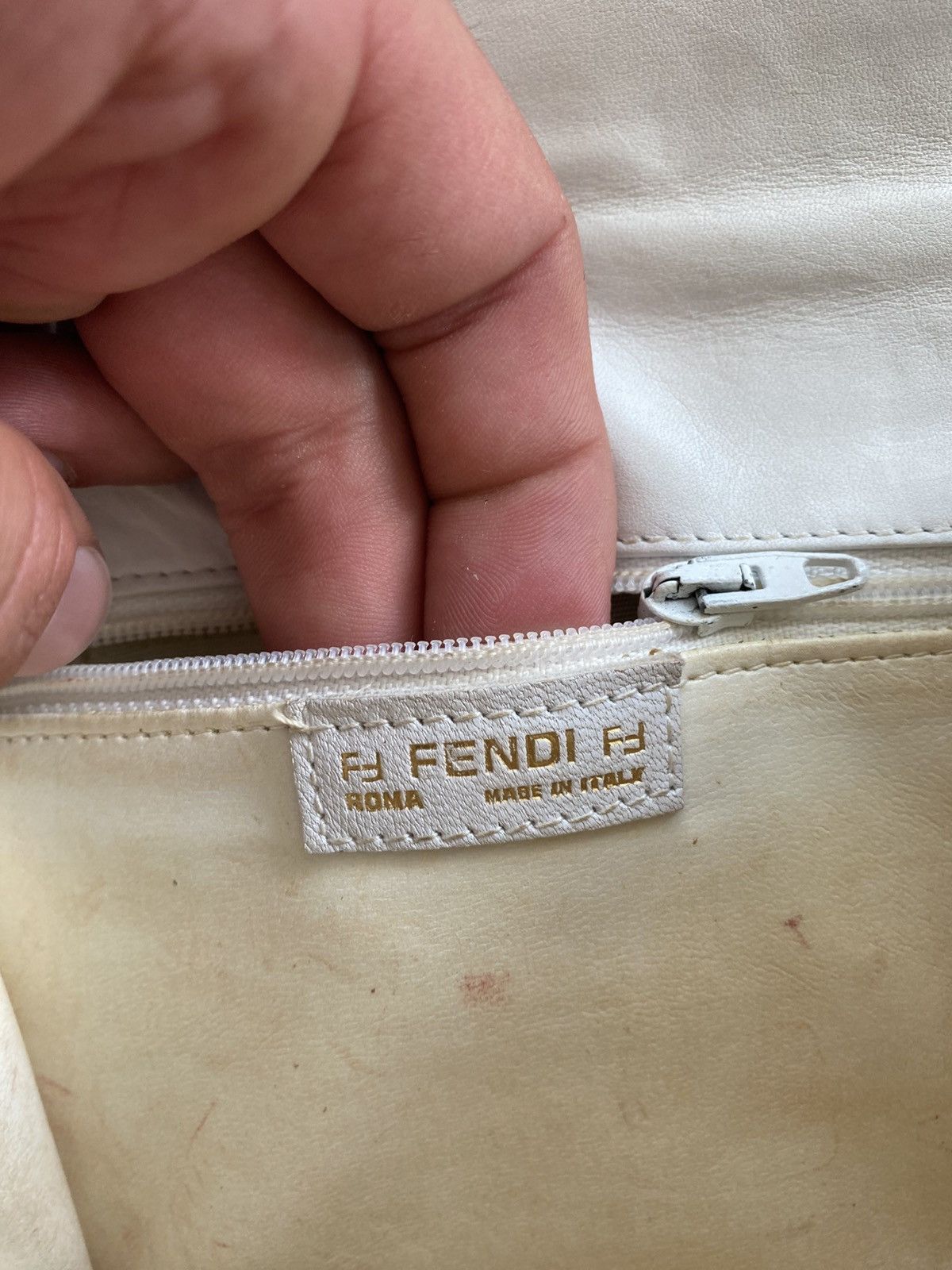 Fendi Vintage 90s Fendi Glossy Crossbody Bag + Wallet Size ONE SIZE - 18 Thumbnail