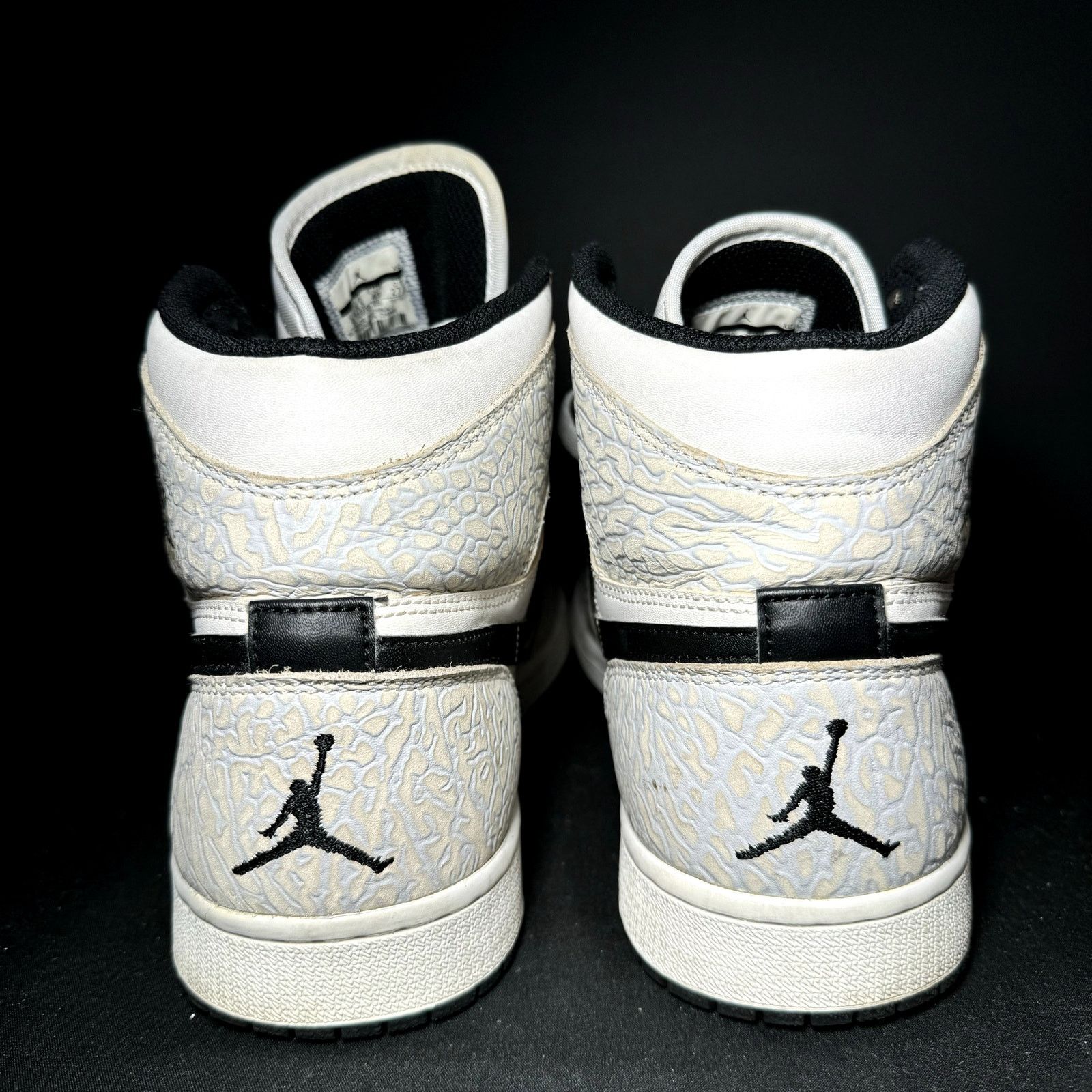 Jordan Brand × Nike Size 9.5 Air Jordan 1 Retro High White Elephant Men's Shoes Size US 9.5 / EU 42-43 - 5 Thumbnail