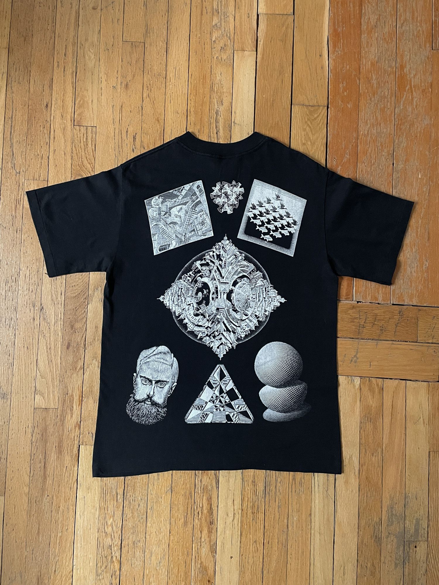 Vintage 1991 Single Stitch MC Escher T-Shirt Size US L / EU 52-54 / 3 - 2 Thumbnail