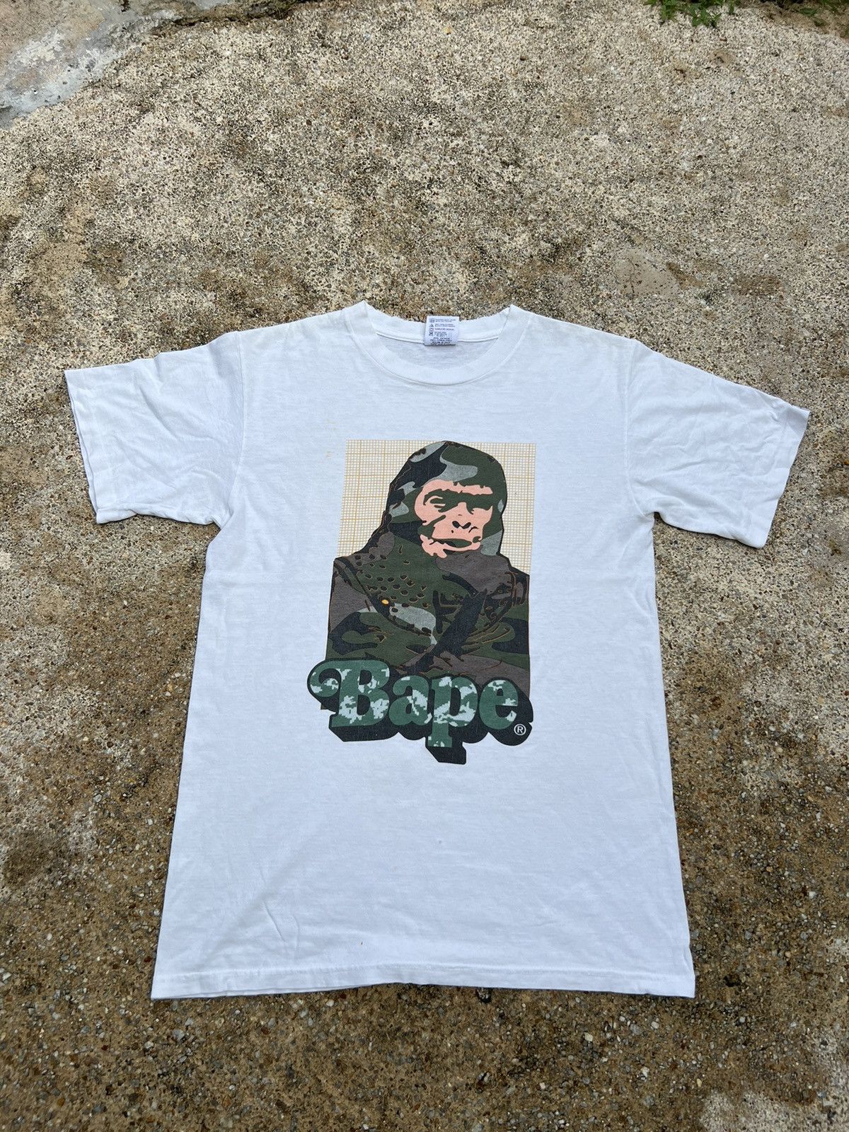 Bape Vintage Rare Bape A Bathing Ape USA Shirt Size US S / EU 44-46 / 1 - 1 Thumbnail
