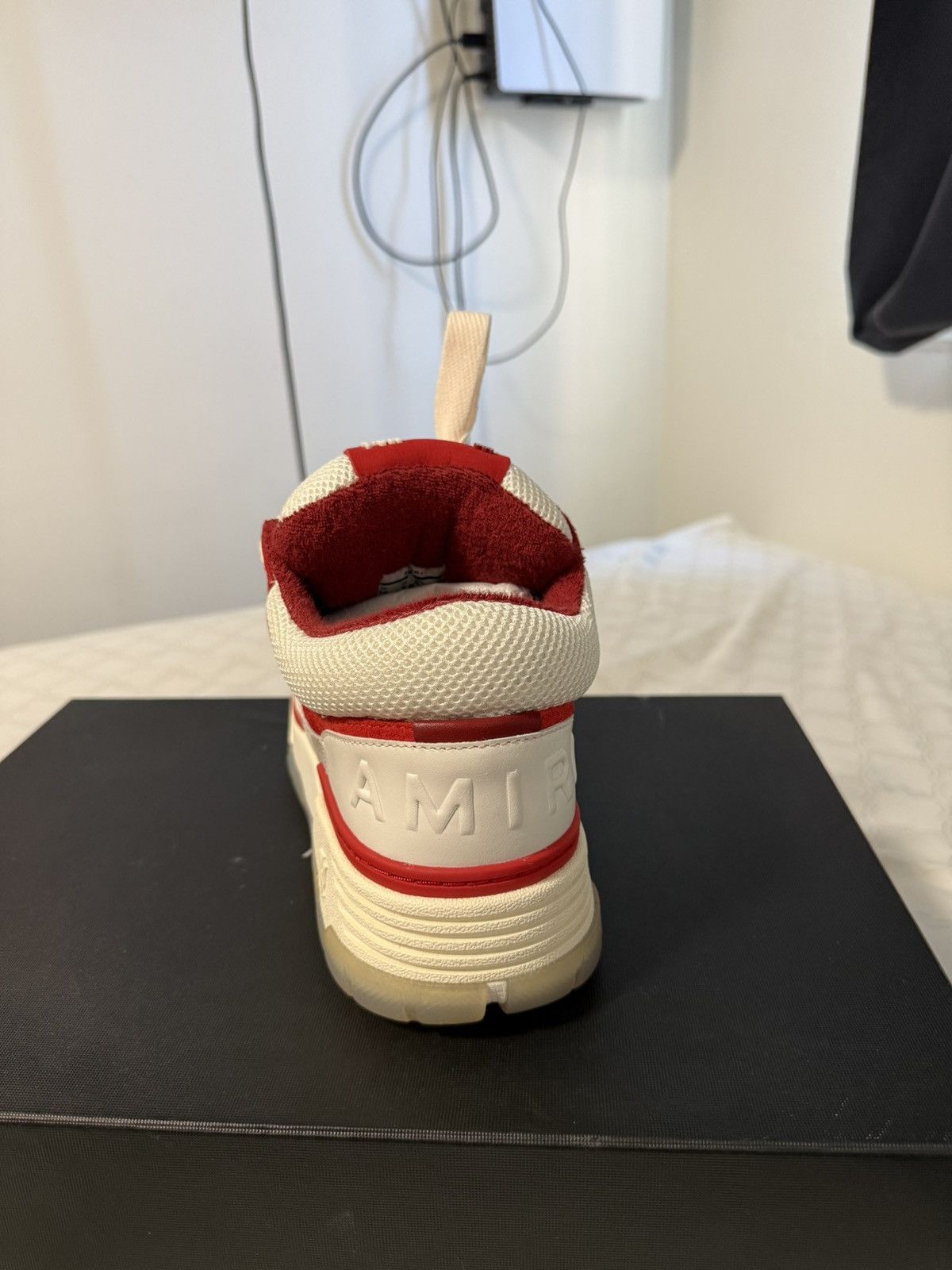 Amiri 2023 Amiri MA-1 Low Top Sneakers in White/Red Size US 10 / EU 43 - 3 Thumbnail