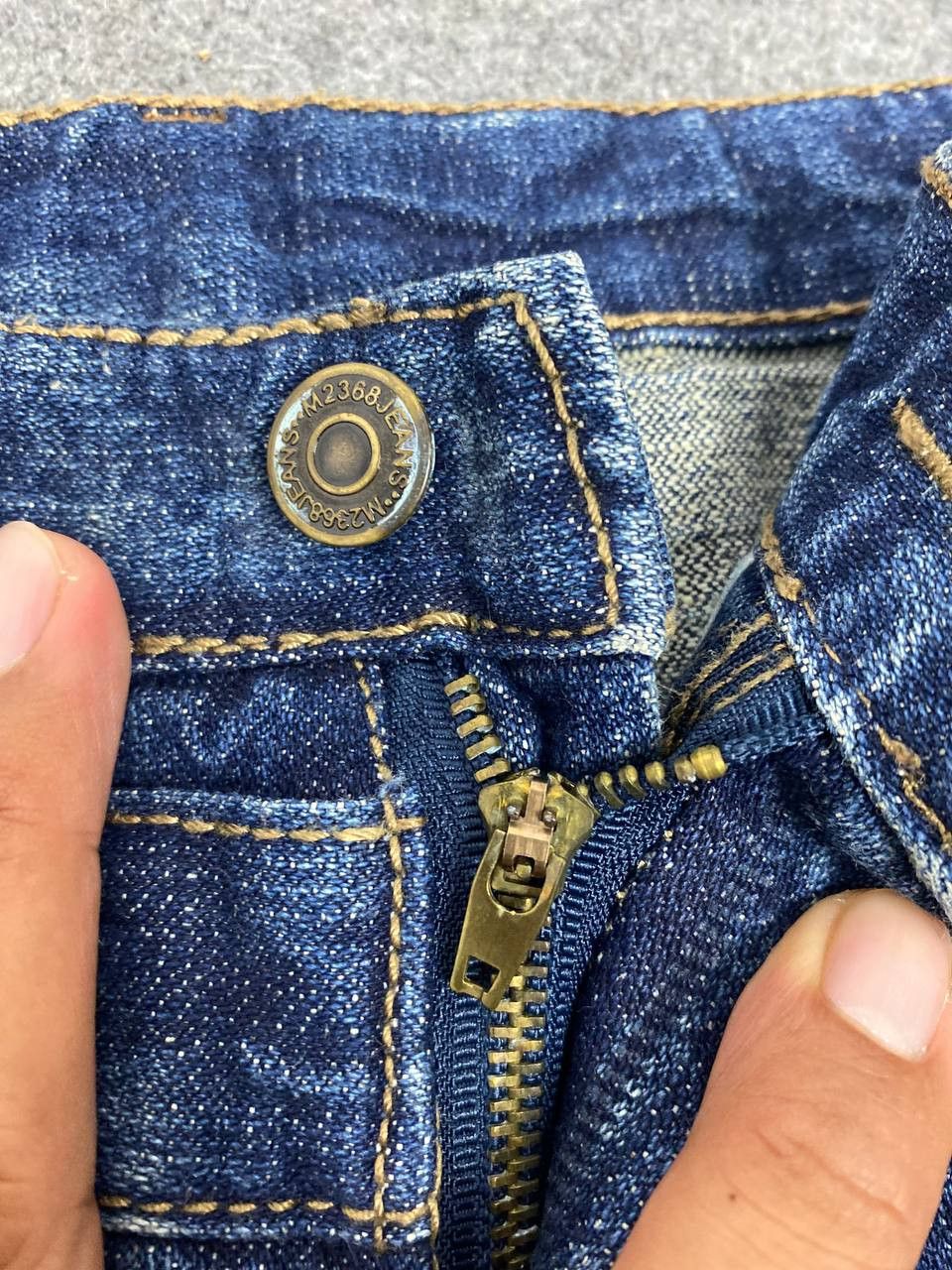 Japanese Brand vintage japanese brands double waist denim nice design Size US 32 / EU 48 - 11 Thumbnail