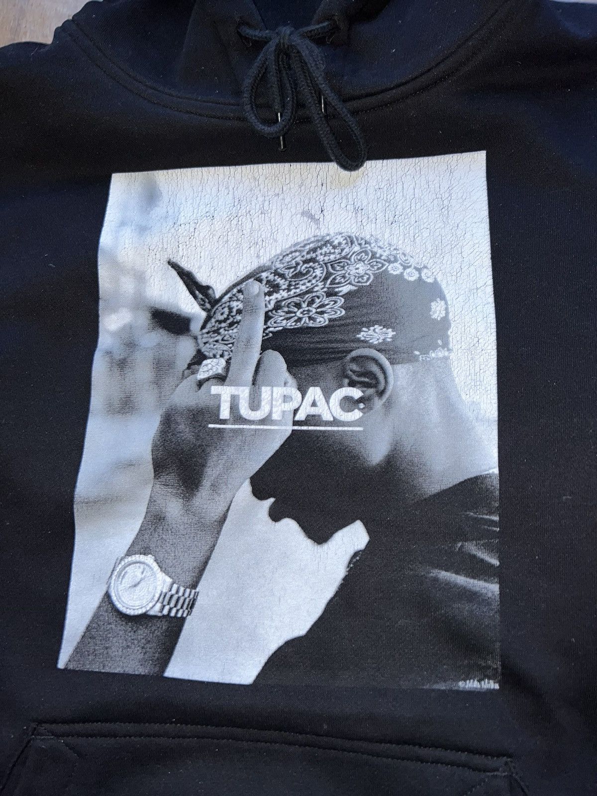 Rap Tees × Vintage Tupac Hoodie Rap 2Pac medium Size US M / EU 48-50 / 2 - 6 Thumbnail