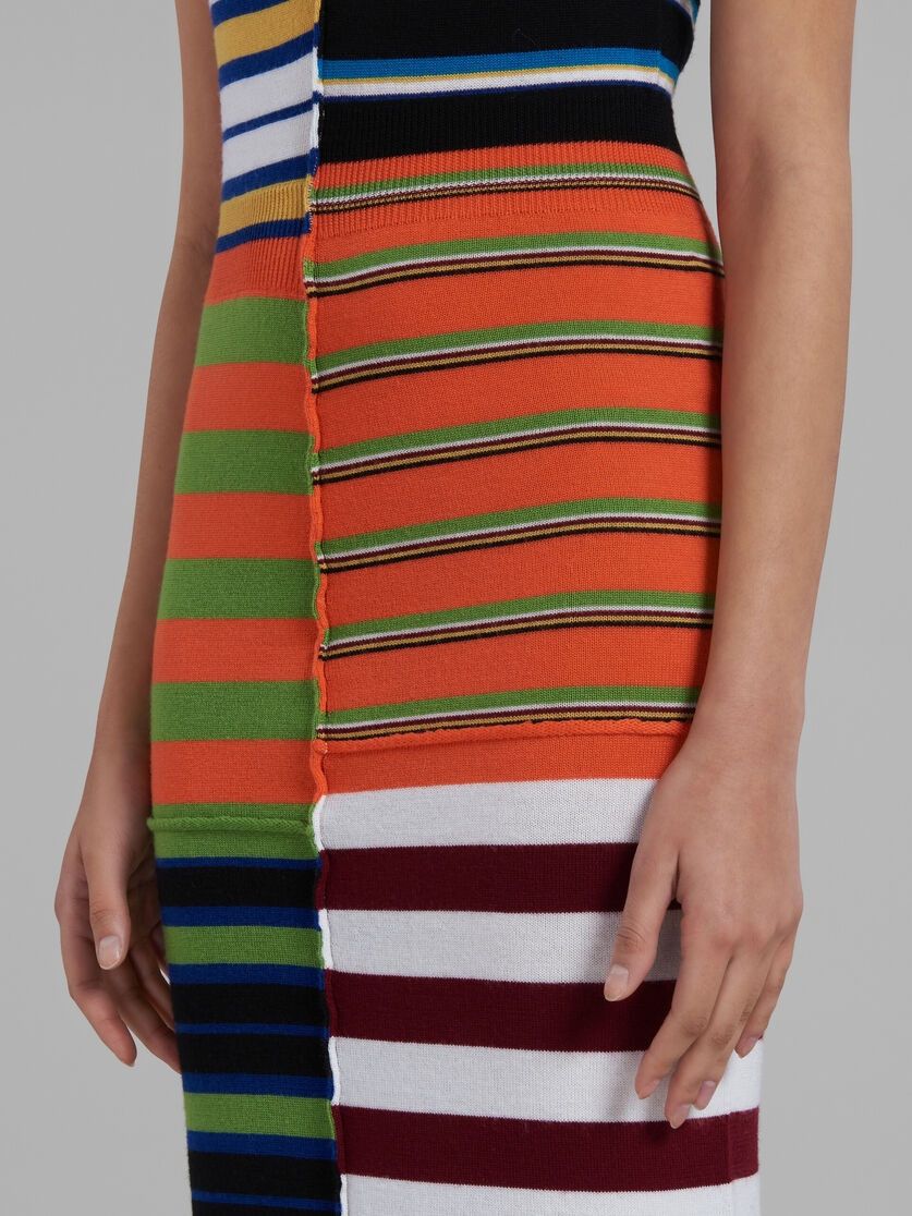 Marni o1w1db10824 Knit Dress in Multicolor Size XL / US 12-14 / IT 48-50 - 6 Thumbnail