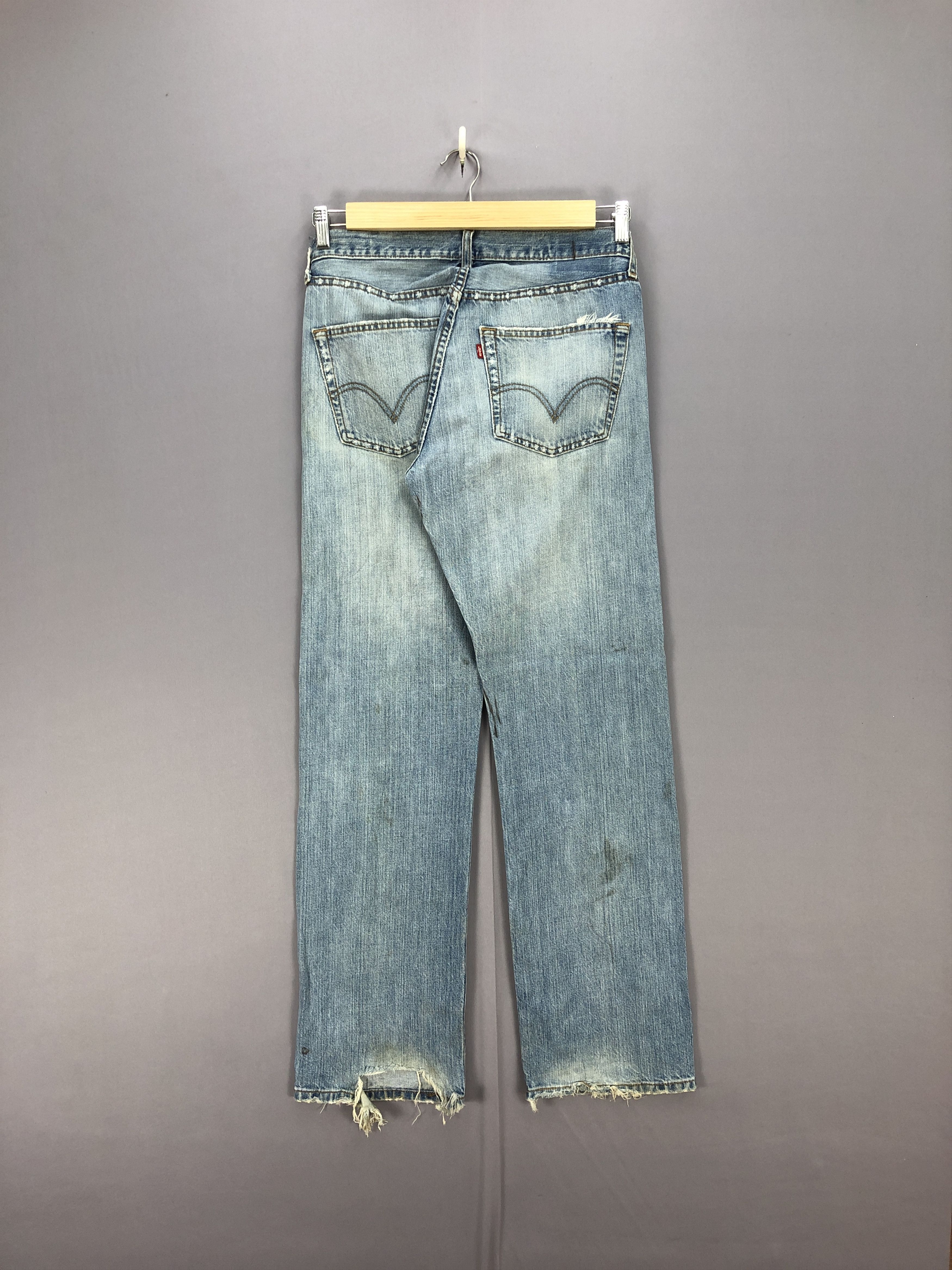 Levi's Y2K LVC Levis 501 Jeans Premium Levi's 501 Blue Wash Denim Size US 32 / EU 48 - 2 Thumbnail